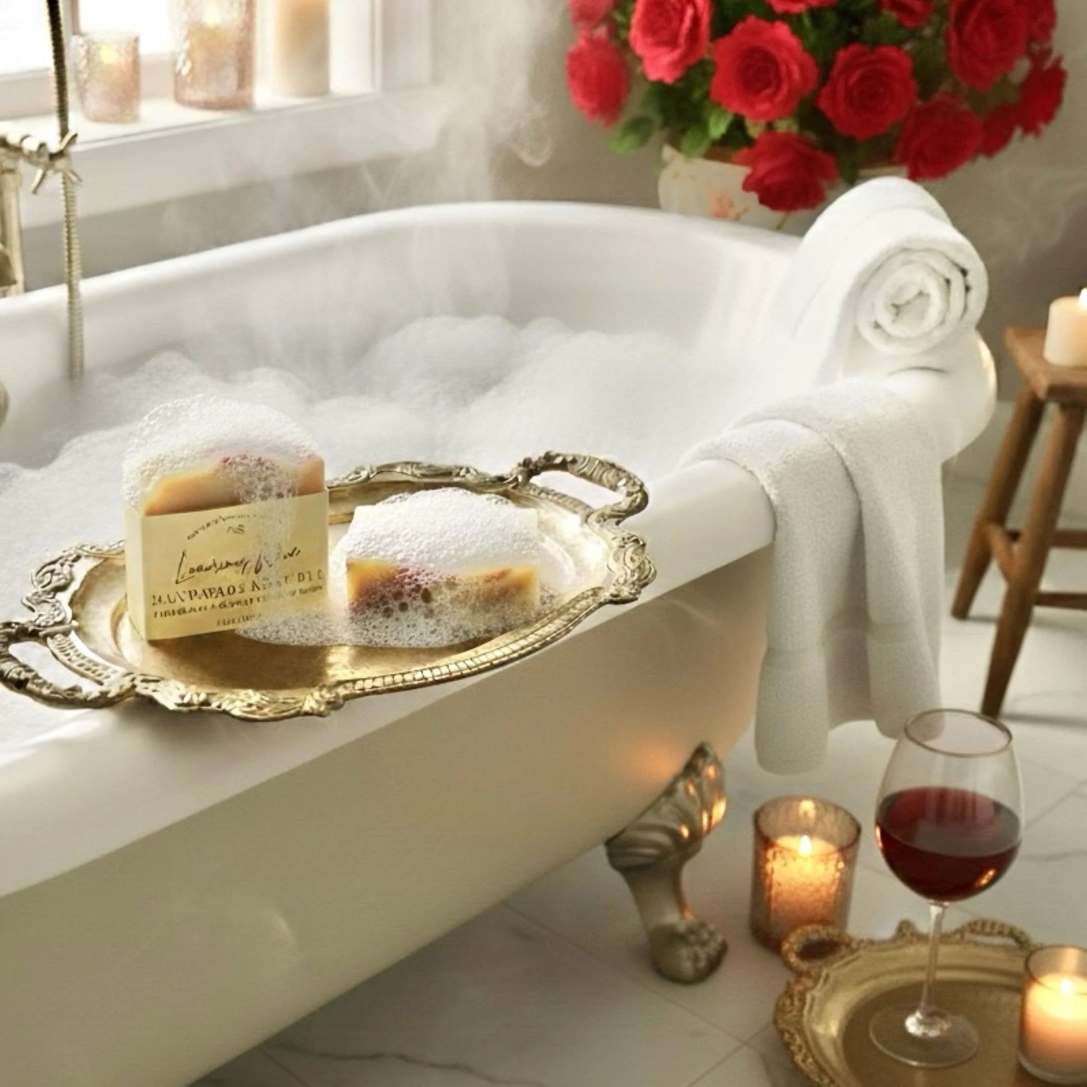 Luxurious Wine Handmade Bar Soap (Vegan) - Image 4