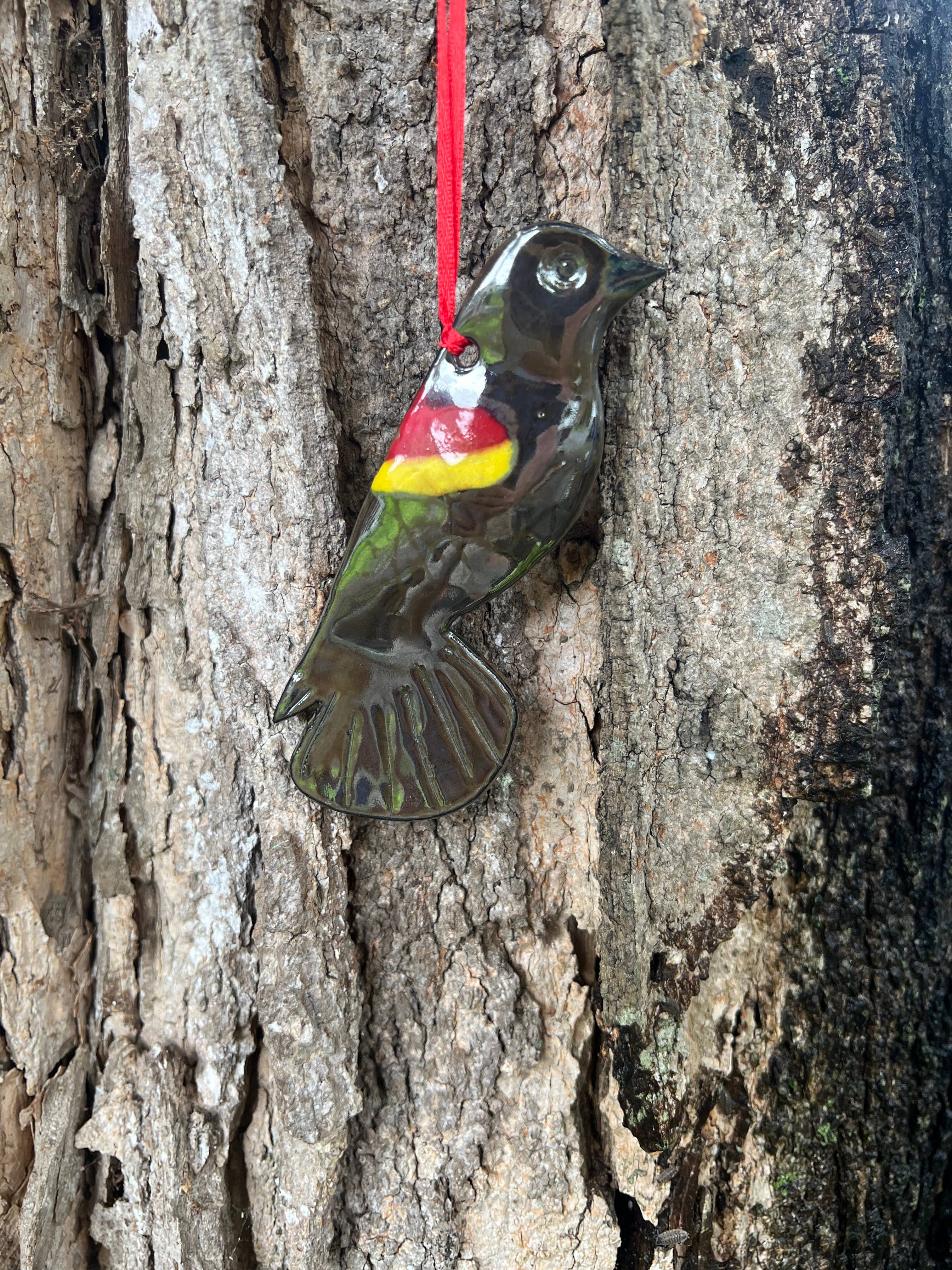 Red-Winged Blackbird Ornament - Image 2