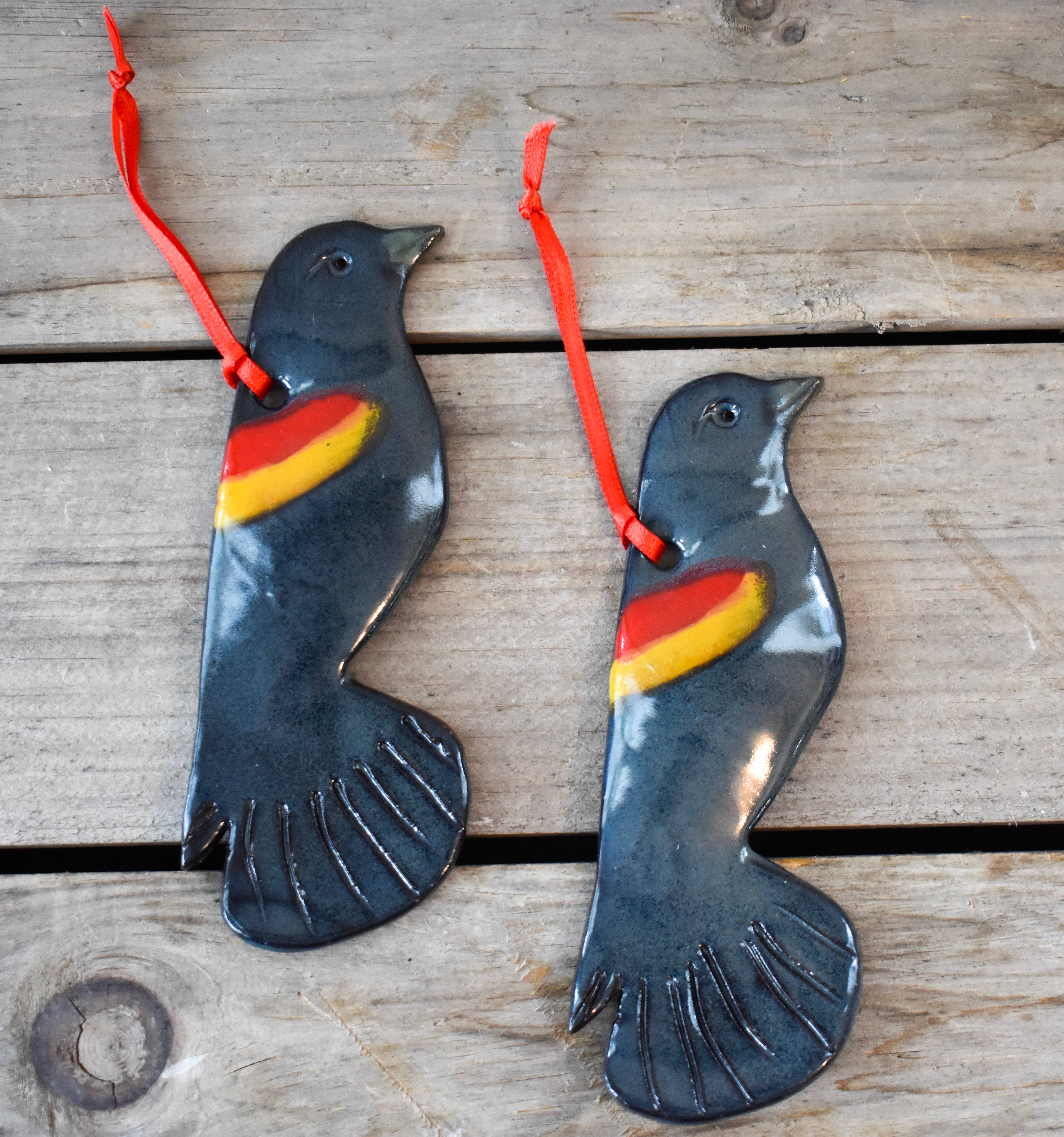 Red-Winged Blackbird Ornament - Image 3