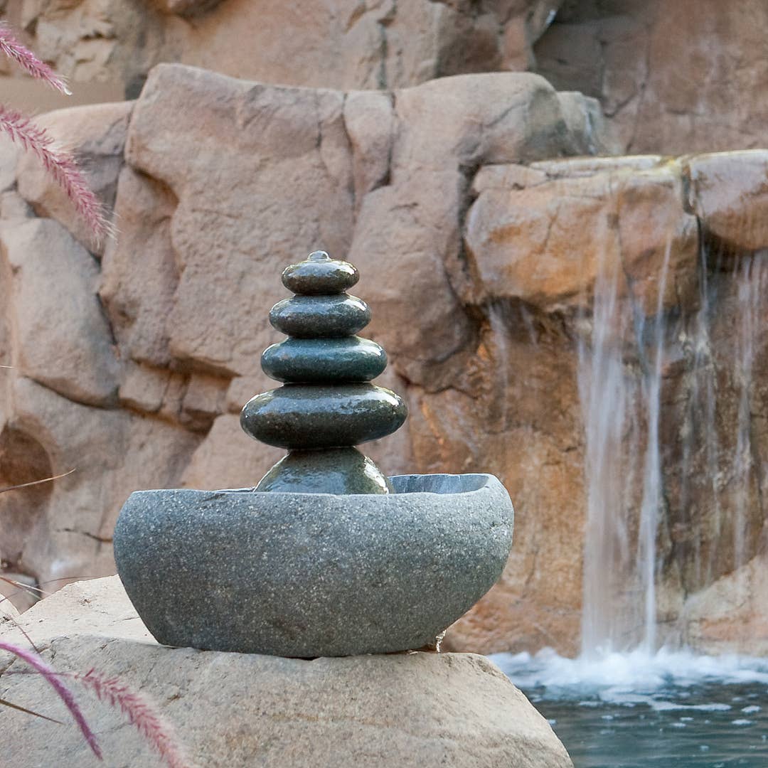 Rock Cairn Water Fountain - Image 2