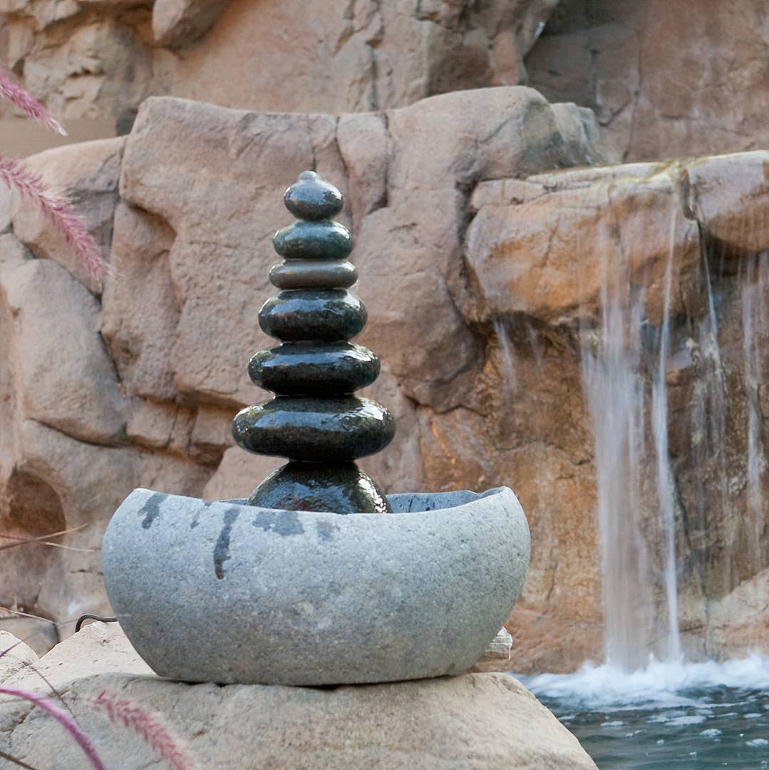 Rock Cairn Water Fountain - Image 3
