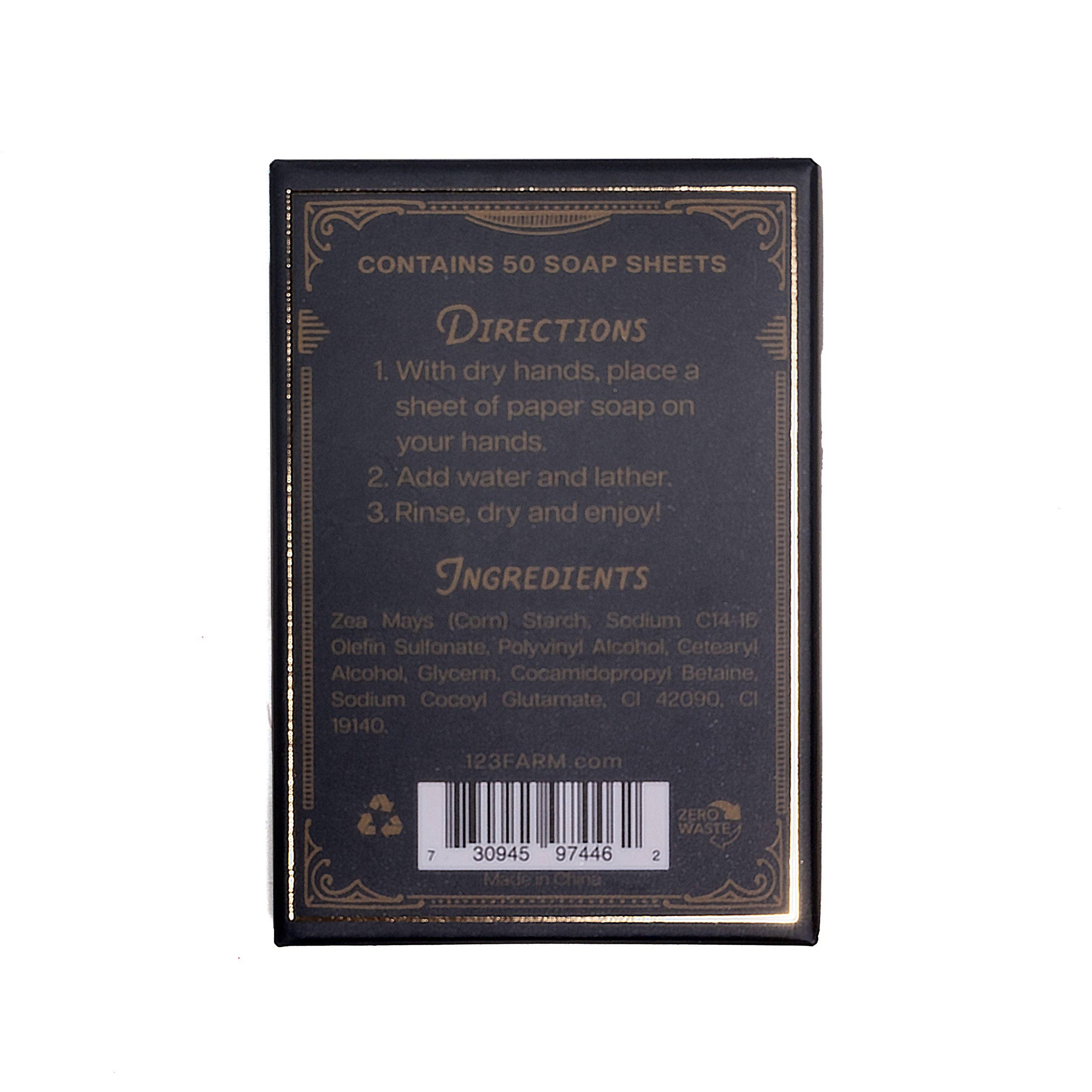 Rocky Mountain (Spruce, Fir & White Musk Scent) Paper Soap - Image 3