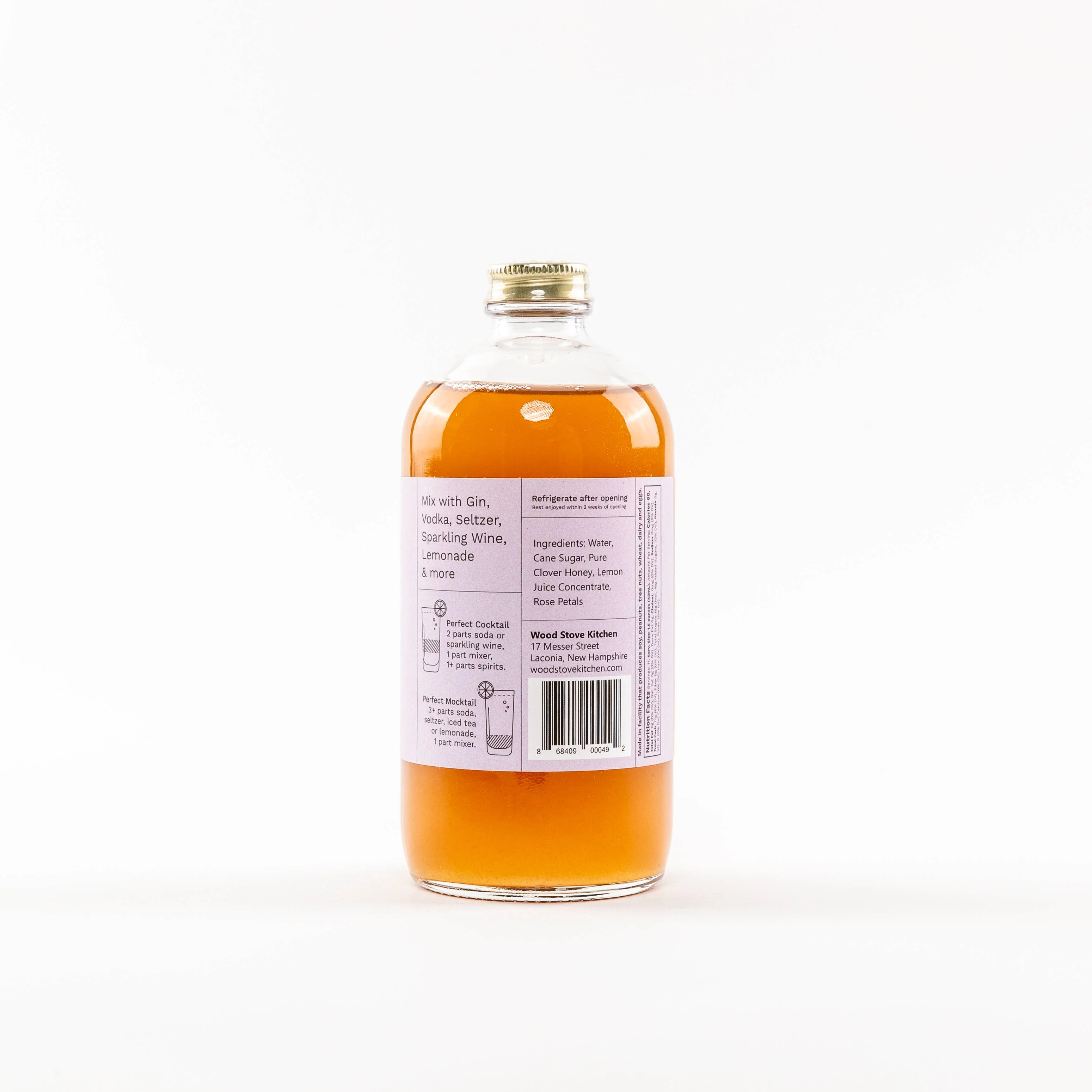 Rose Honey Lemon Cocktail Mixer and Mocktail Mixer, 16 fl oz - Image 5