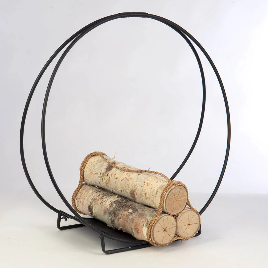 Round Metal Log Holder - Image 2