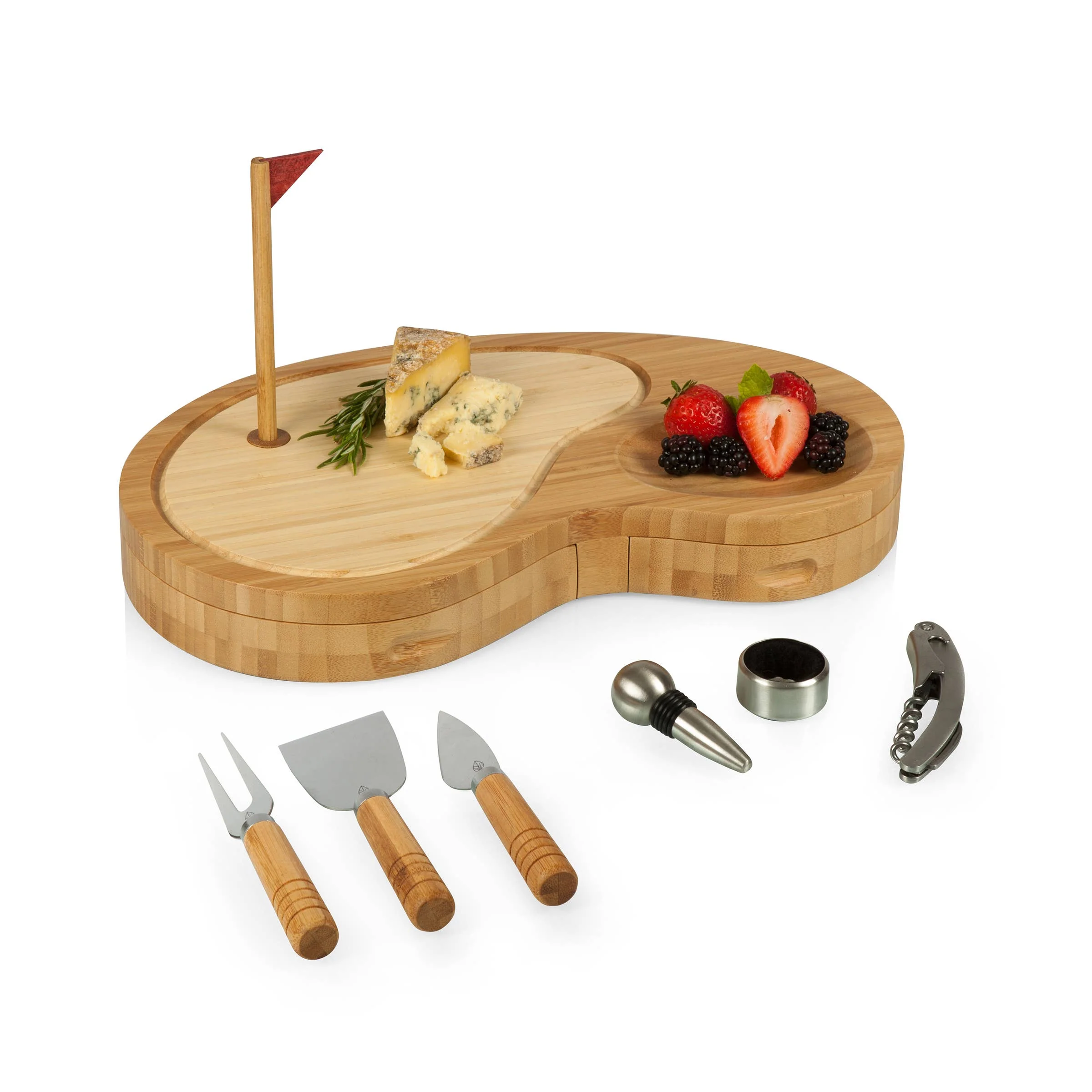Sand Trap Golf Cheese Cutting Board & Tool Set - Core - Image 4