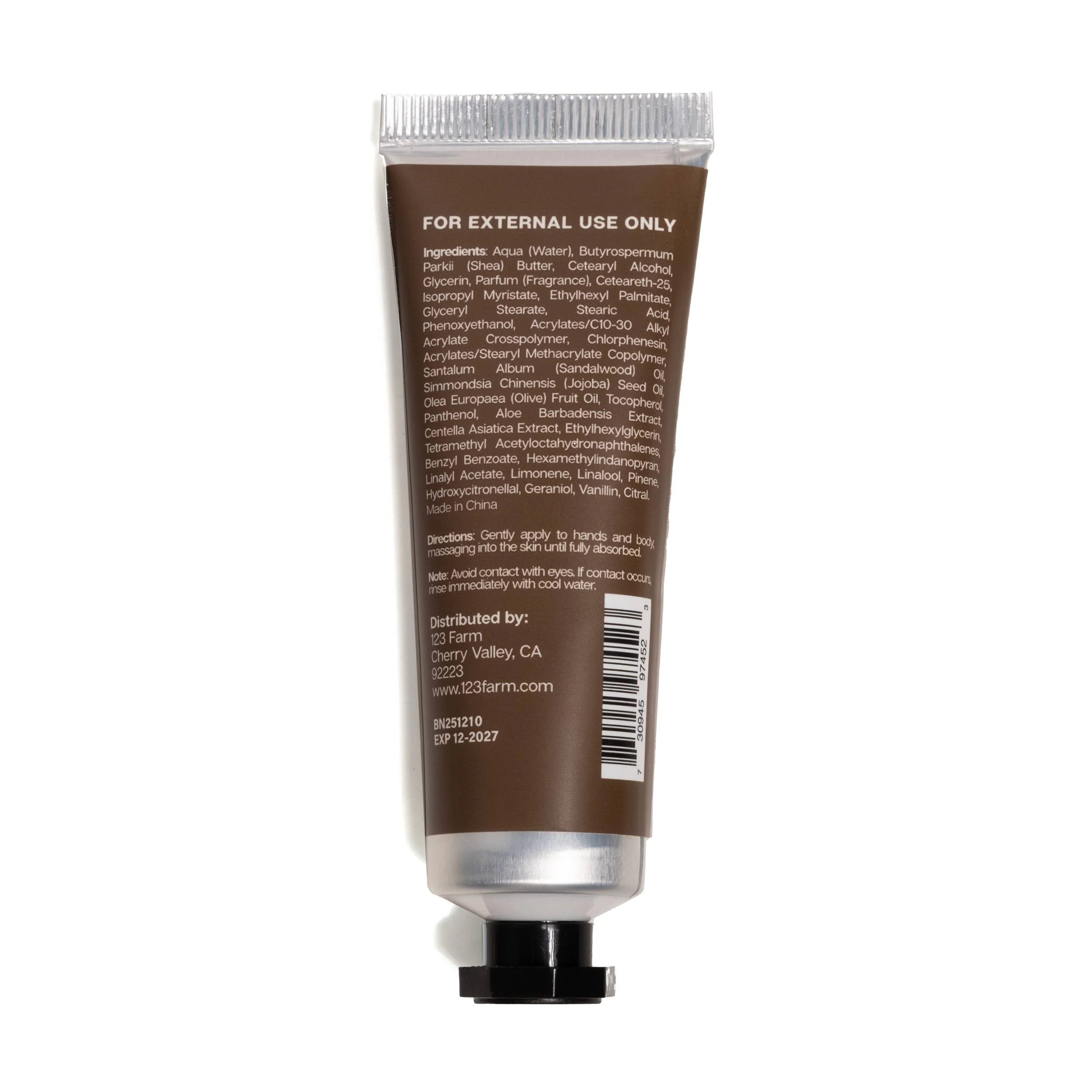 Sandalwood Hand Cream 1 oz – Flower Market - Image 2