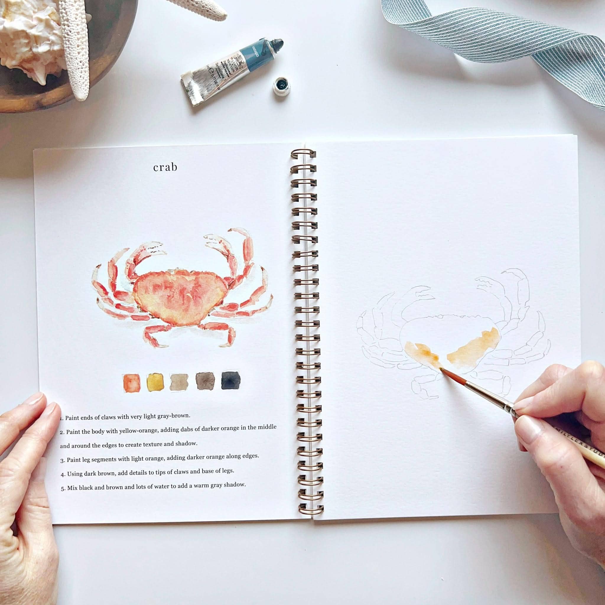 Seaside watercolor workbook - Image 6