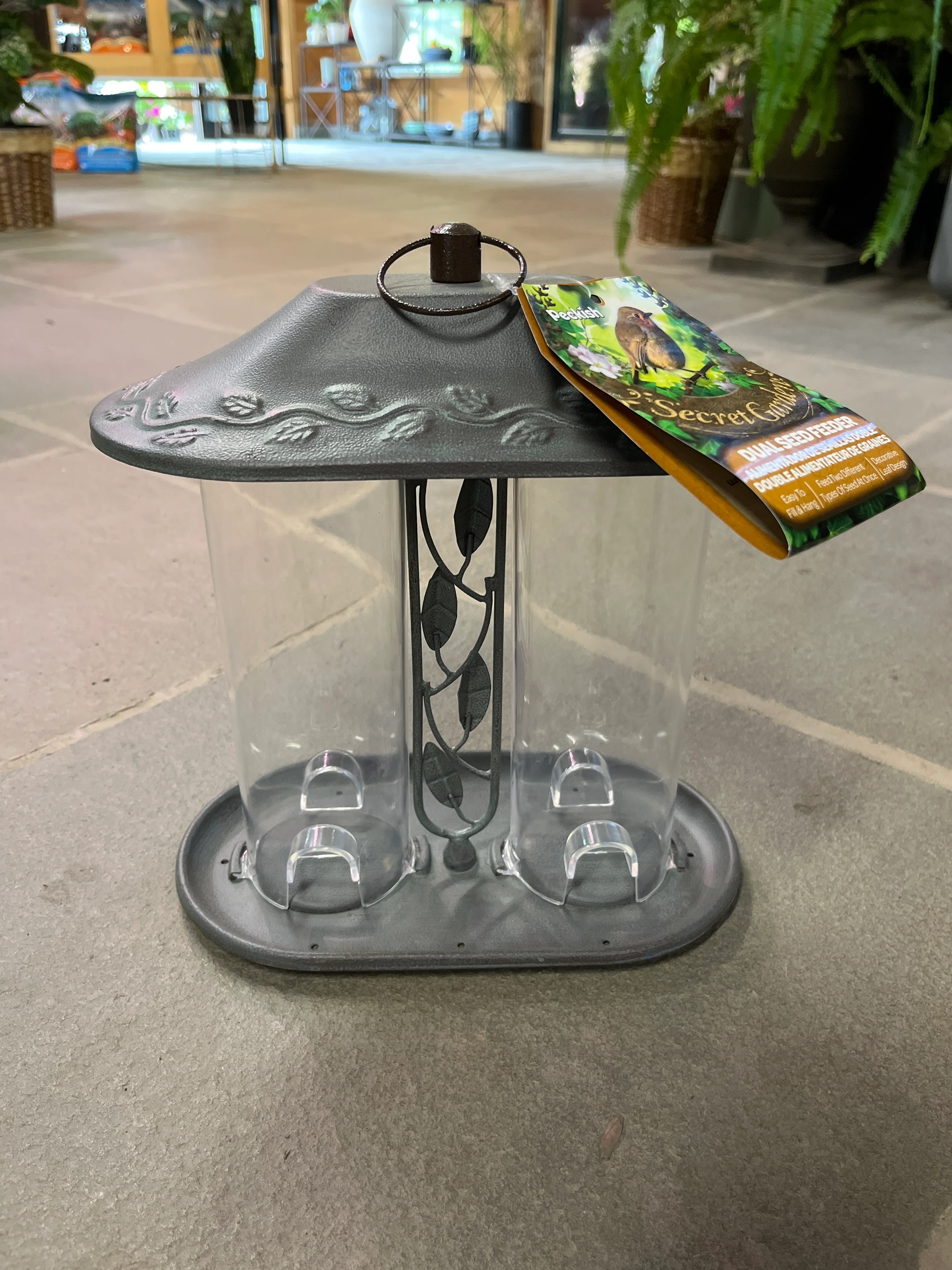 Secret Garden Dual Seed Feeder