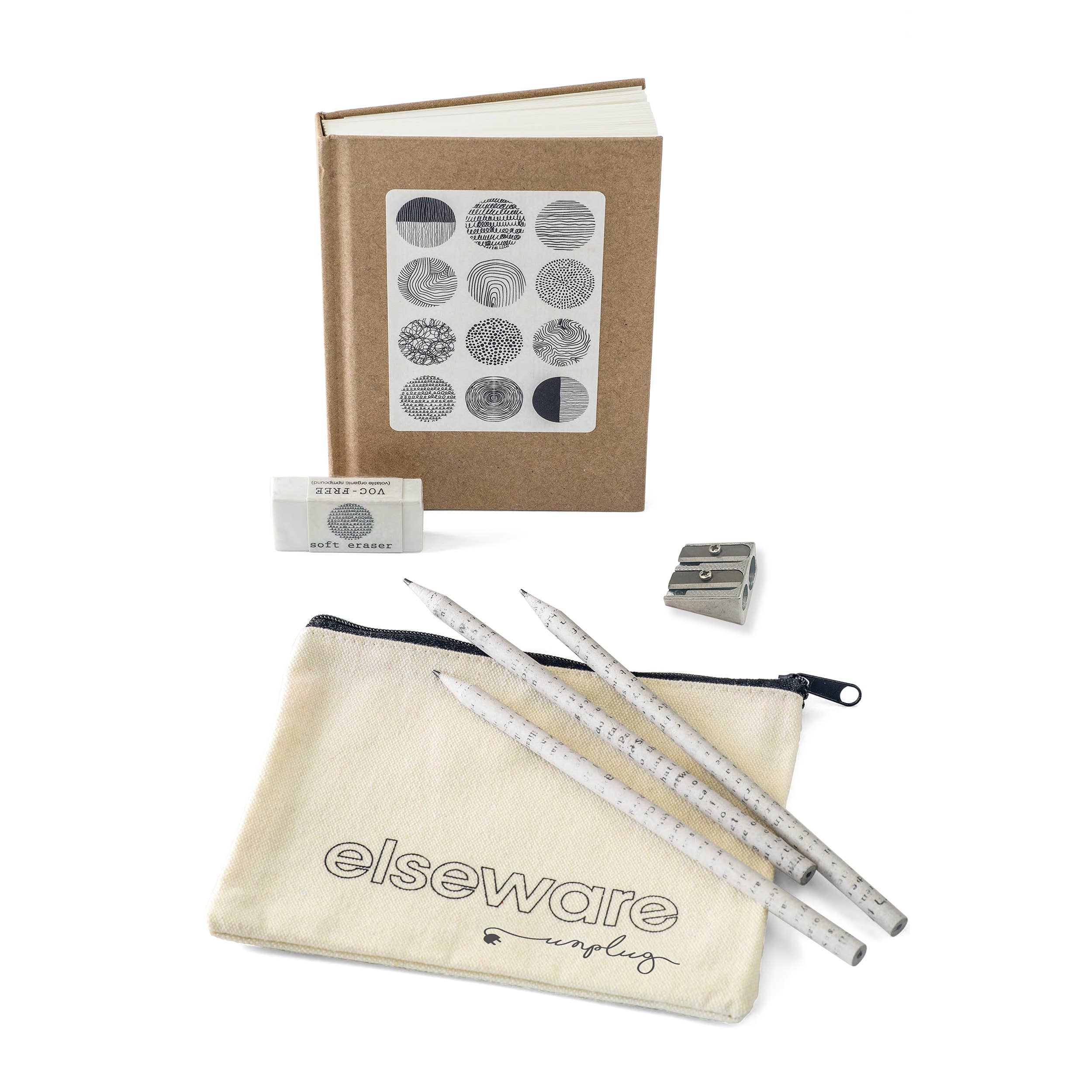 Sketchbook Art Kit - Doodle Set with Paper, Pencils and Bag - Image 3