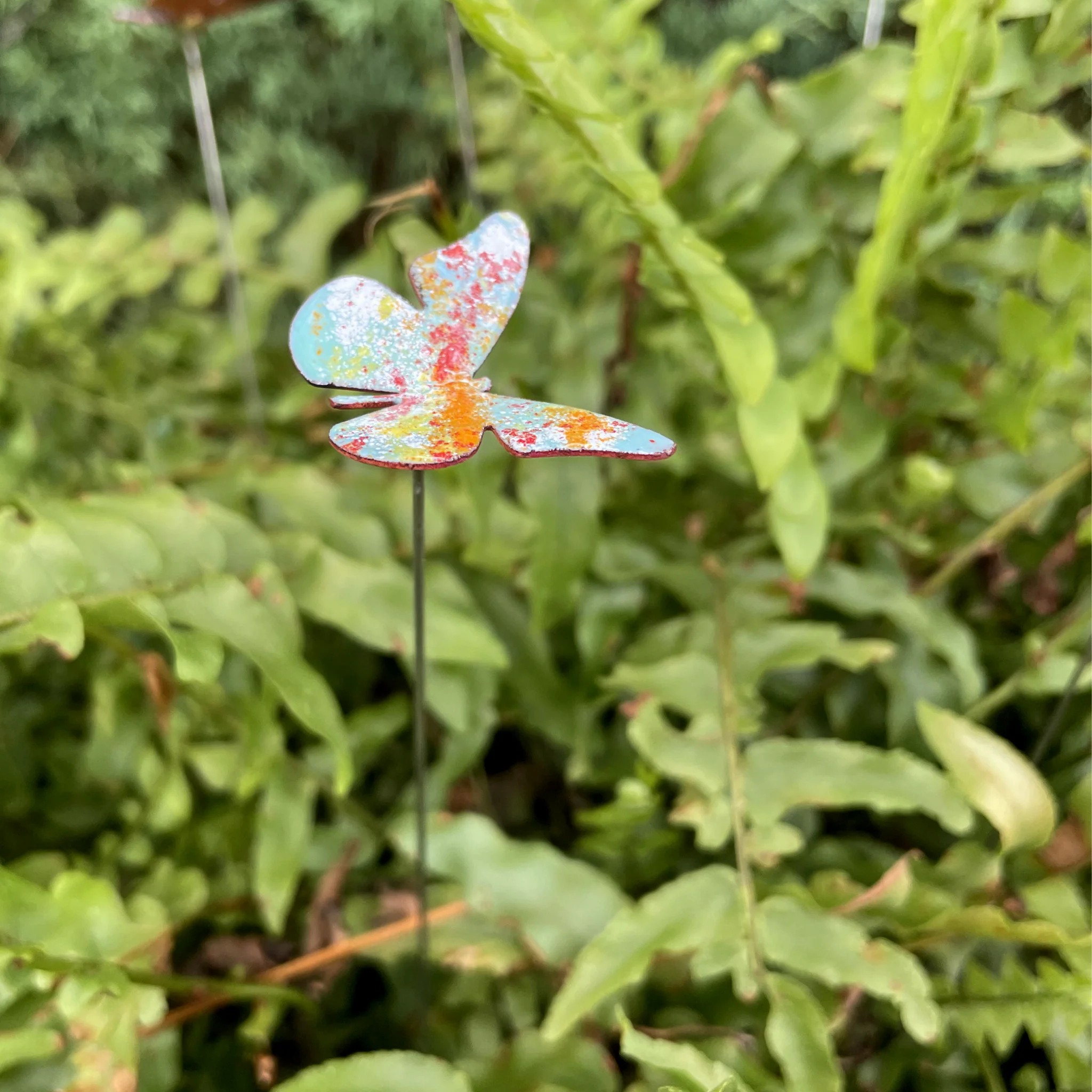 Small Copper Enamel Butterflies - Image 14