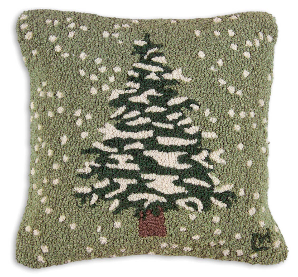 Snow Flurries Tree - Christmas Santa Holidays