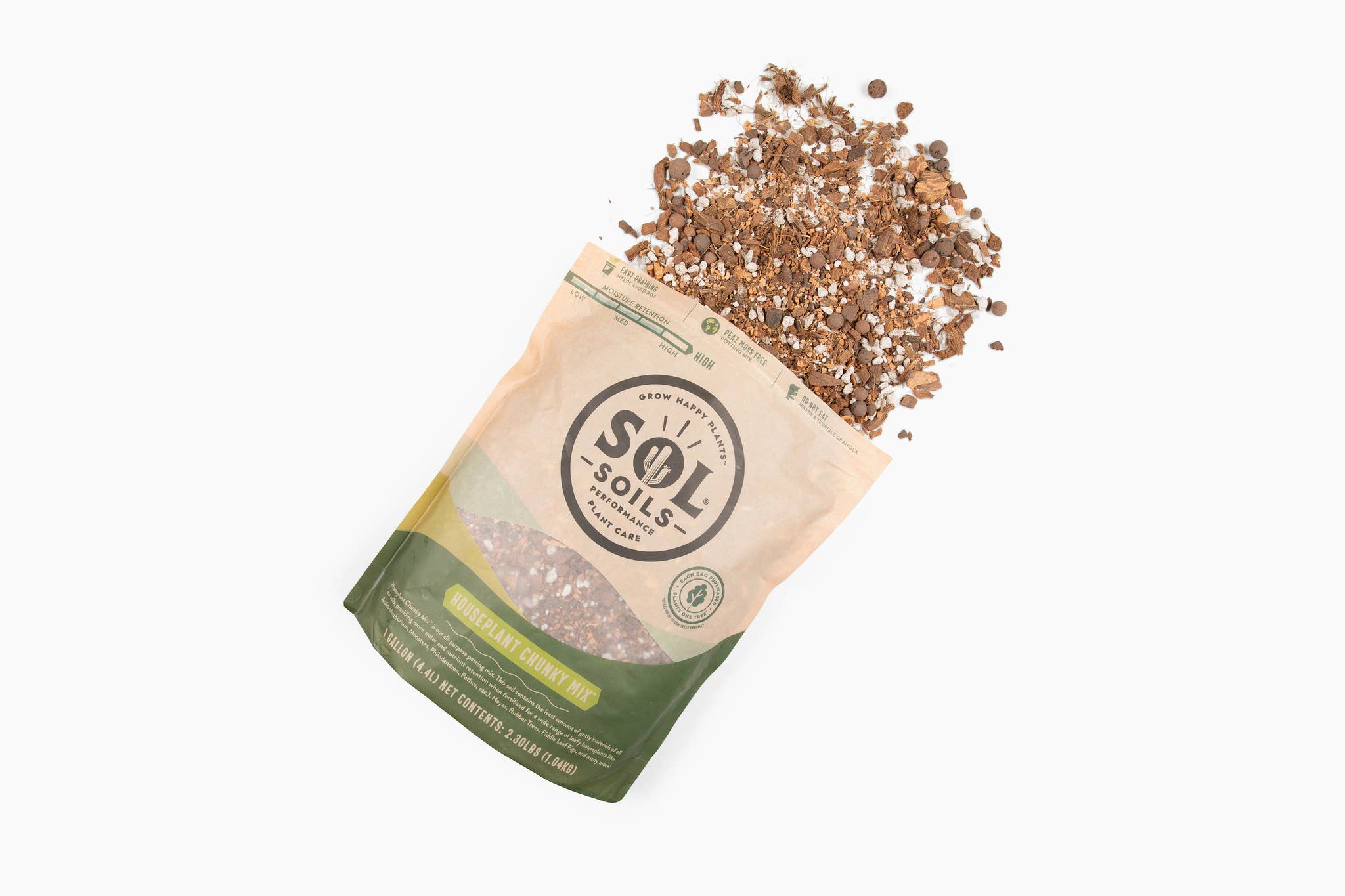 Soil (2Qt) Houseplant Chunky Mix (Aroid/Tropical Soilless) - Image 2