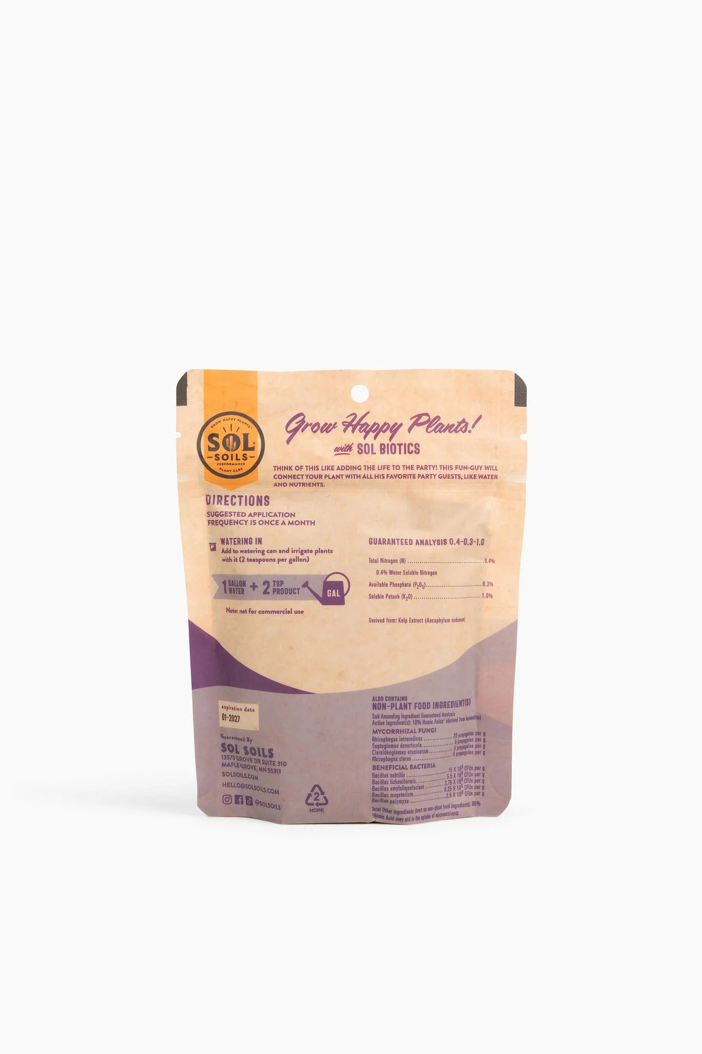 Sol Biotics - Monthly Myco - Mycorrhizal Fungi Inoculant - Image 4