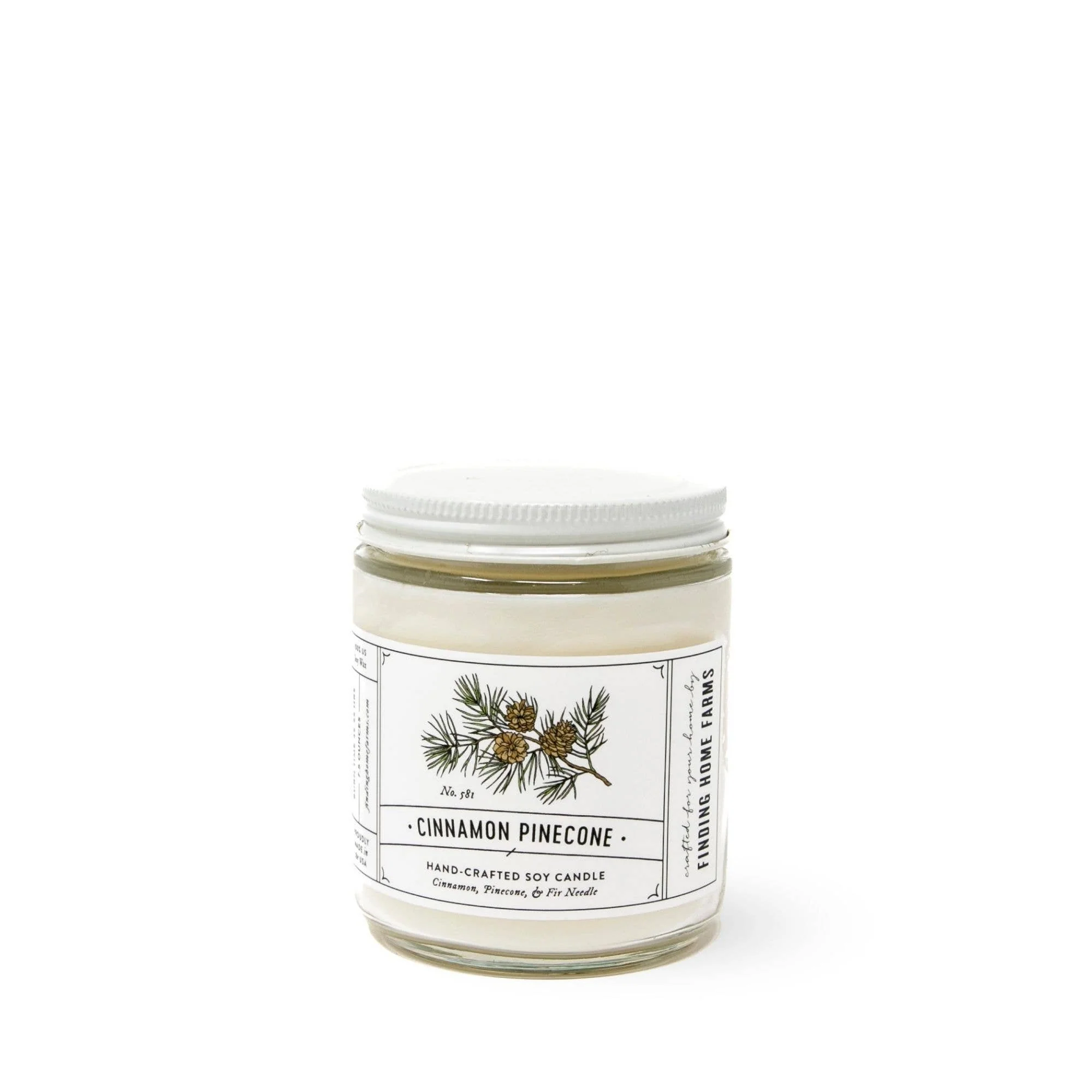 Soy Candle, Cinnamon Pinecone, Warm & Spicy Fall Scent - Image 4