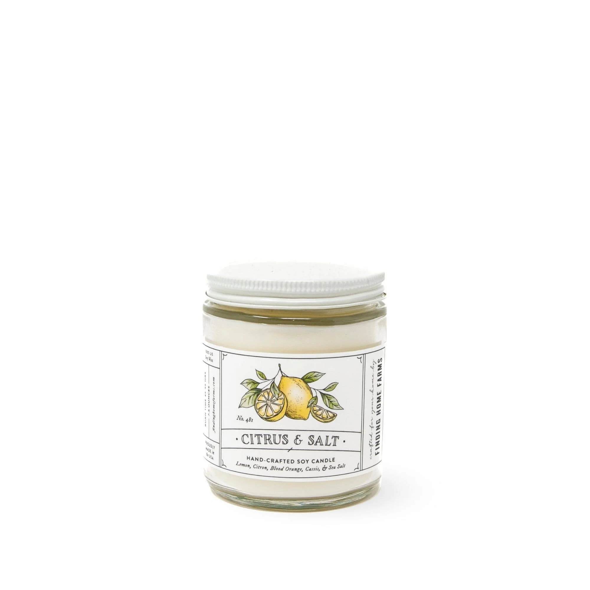Soy Candle, Citrus & Salt, Fresh Scent - Image 4