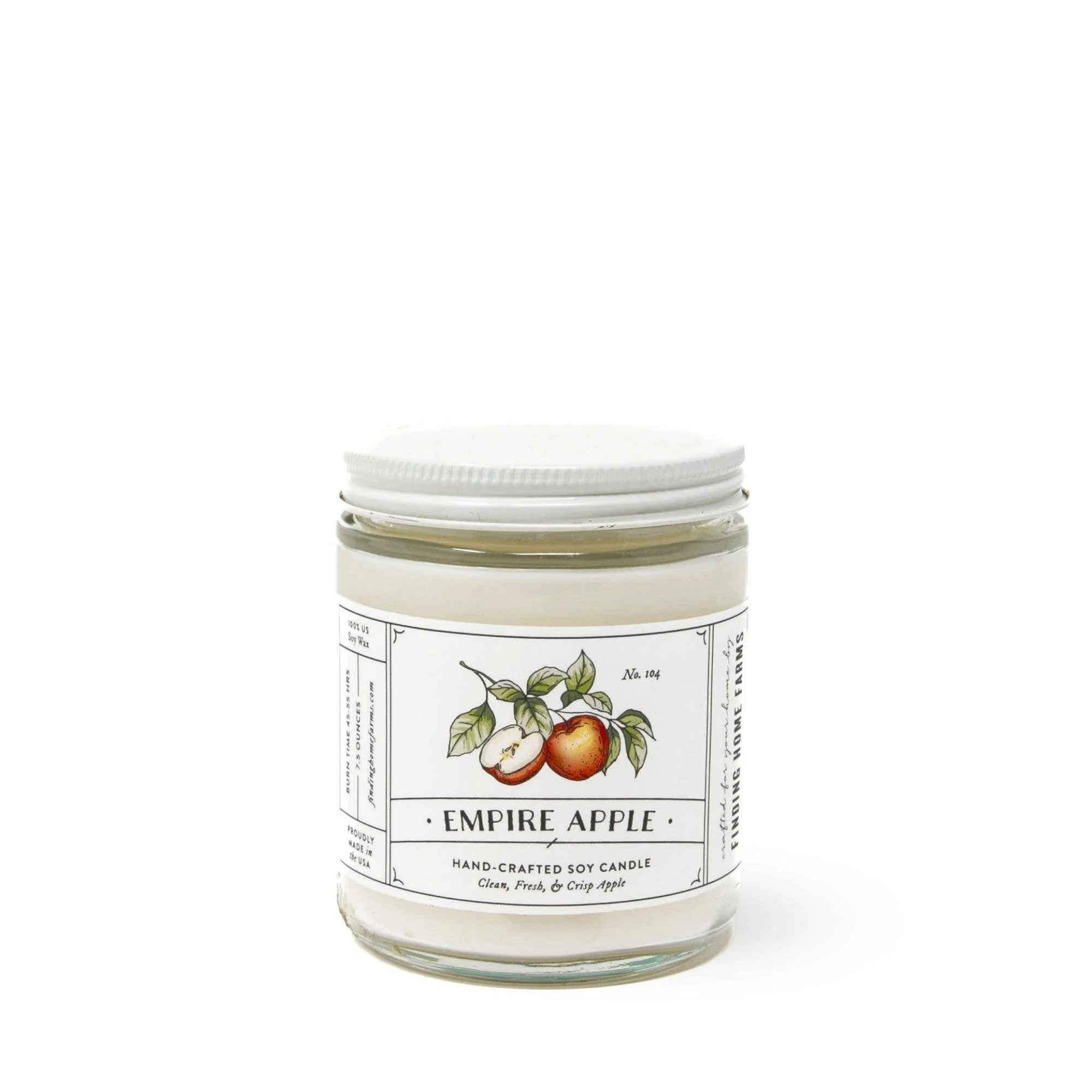 Soy Candle, Empire Apple, Fresh & Light Scent for Fall - Image 4