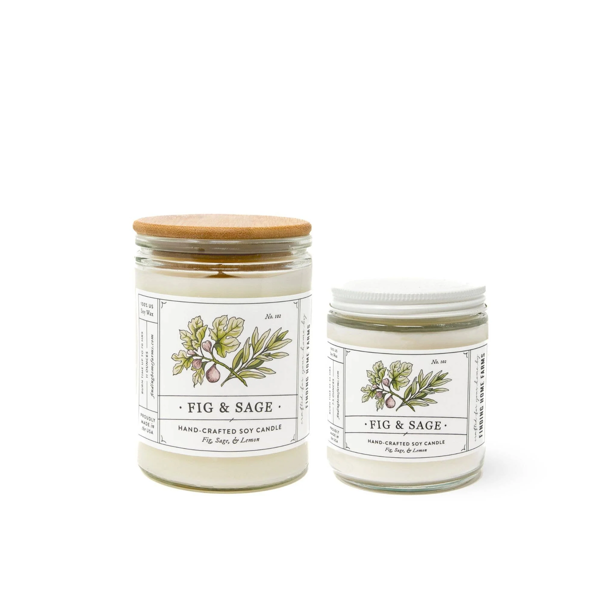 Soy Candle - Fig & Sage - Image 3