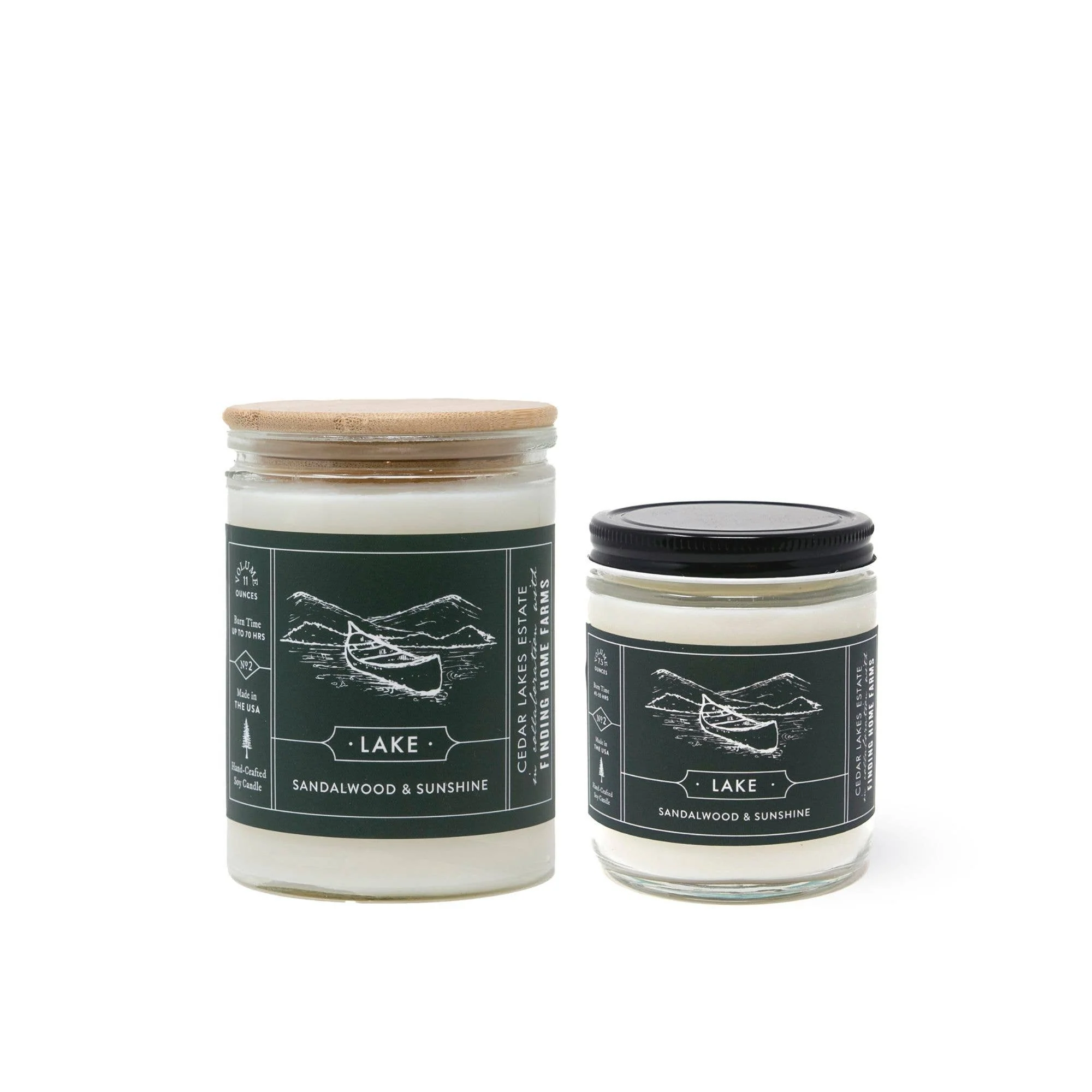Soy Candle, Lake, Fresh & Bright Scent - Image 3