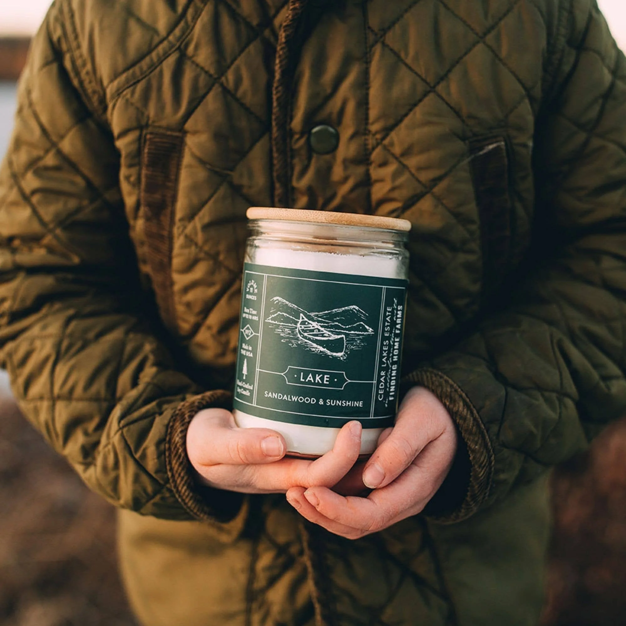 Soy Candle, Lake, Fresh & Bright Scent - Image 6