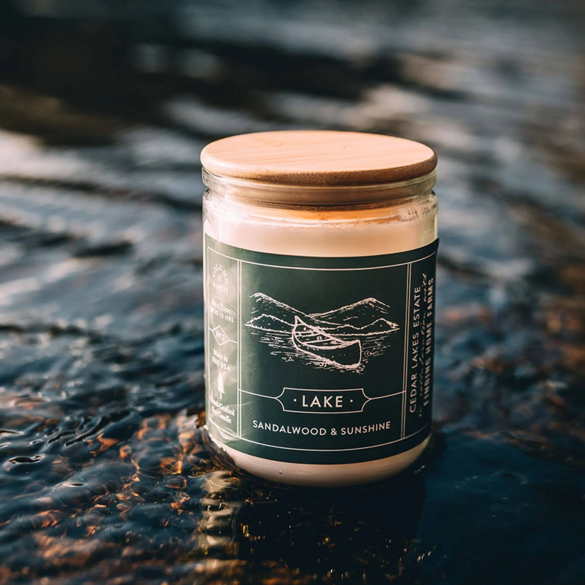Soy Candle, Lake, Fresh & Bright Scent - Image 8