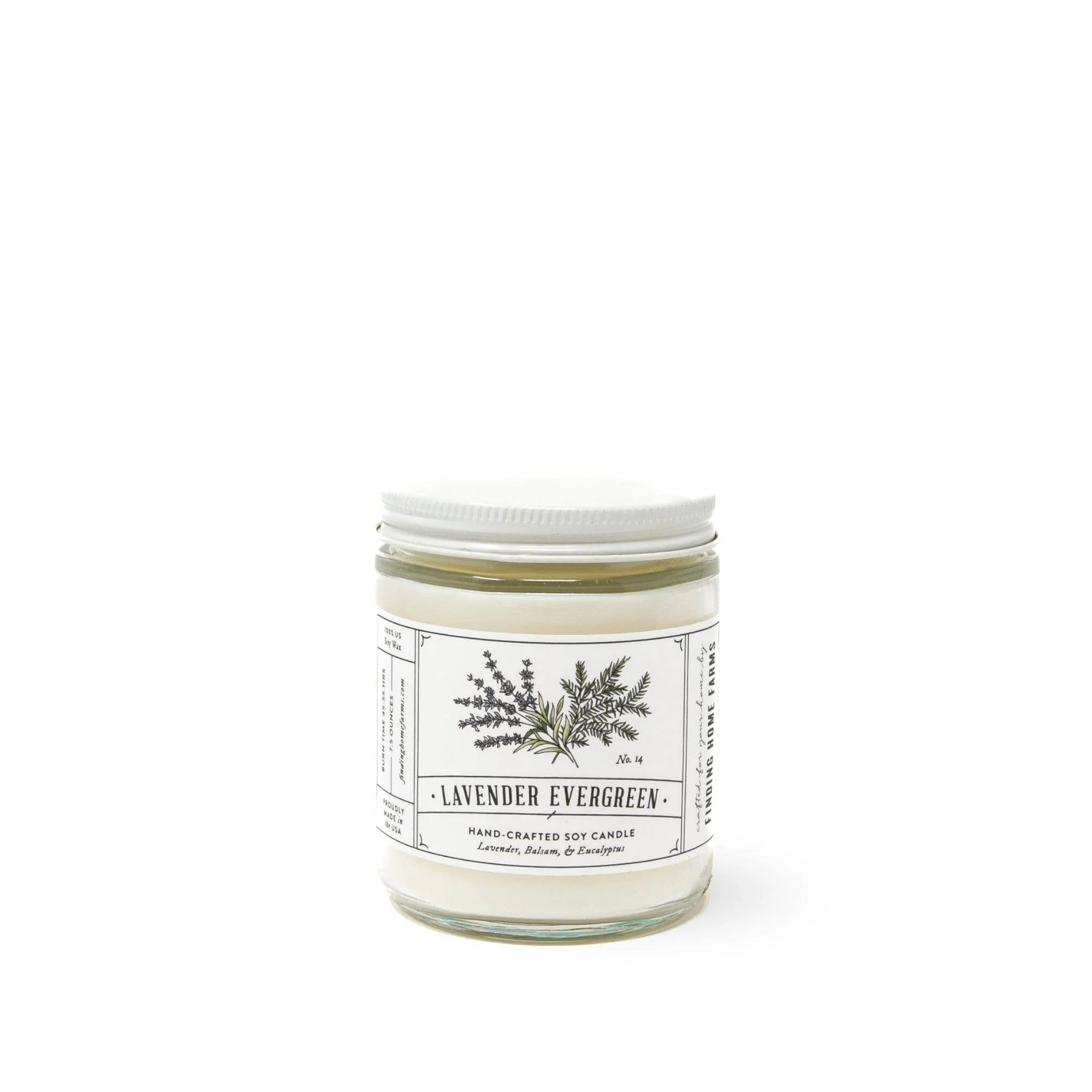 Soy Candle, Lavender Evergreen, Woody & Herbal Scent - Image 4