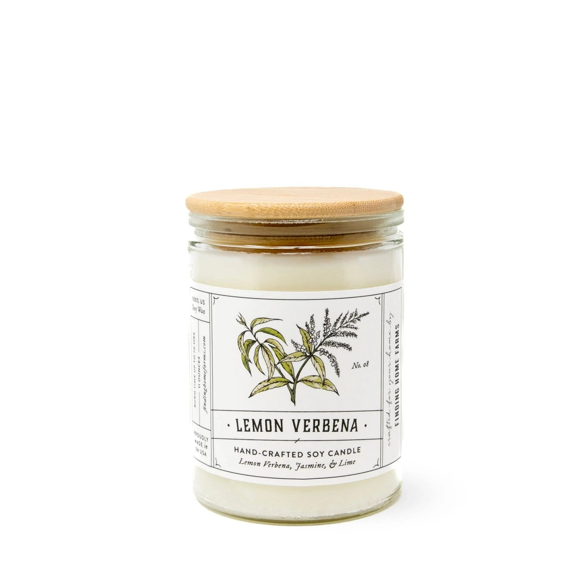 Soy Candle, Lemon Verbena, Fresh Scent - Image 2