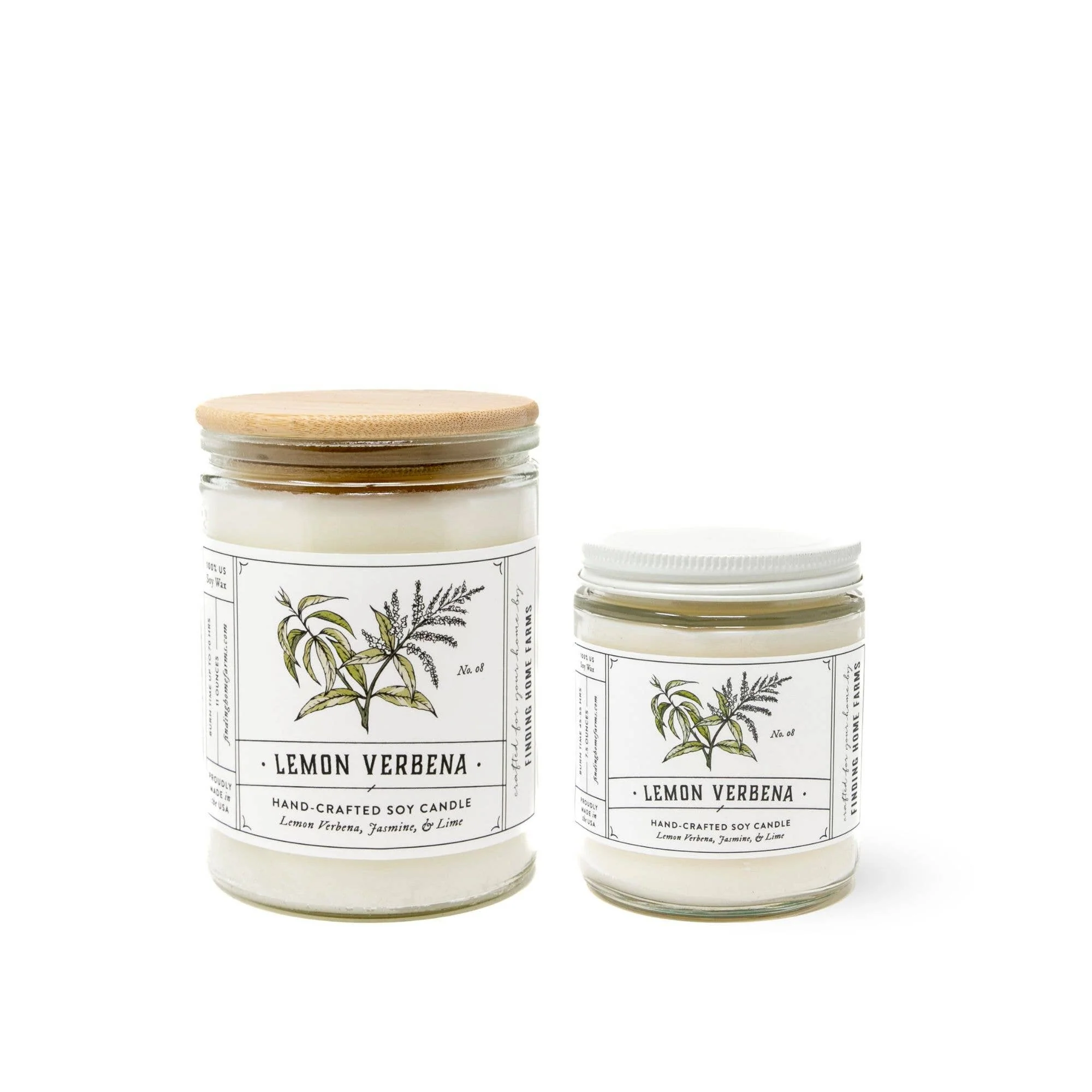 Soy Candle, Lemon Verbena, Fresh Scent - Image 3