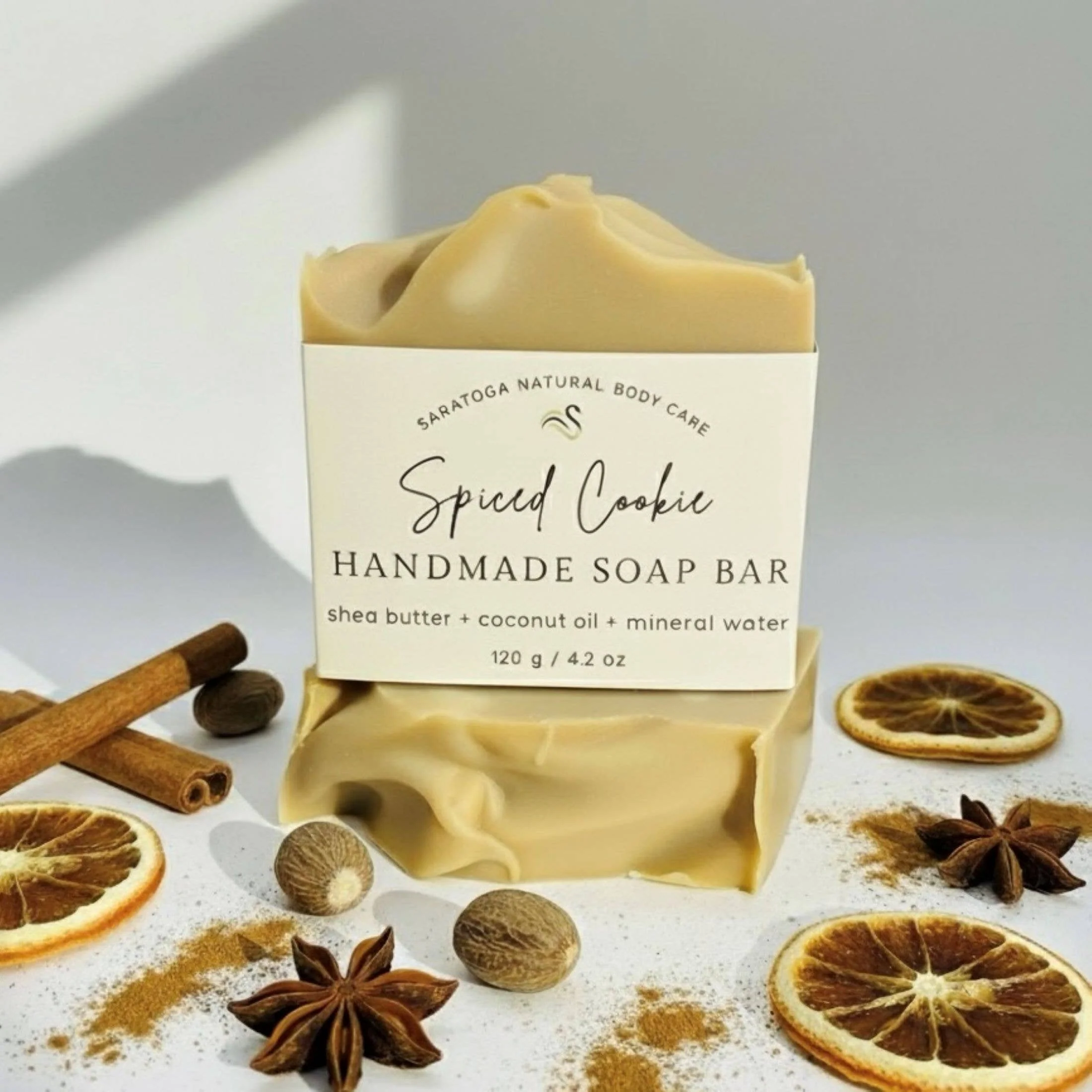 Spiced Cookie Handmade Soap Bar (Vegan) - Image 2