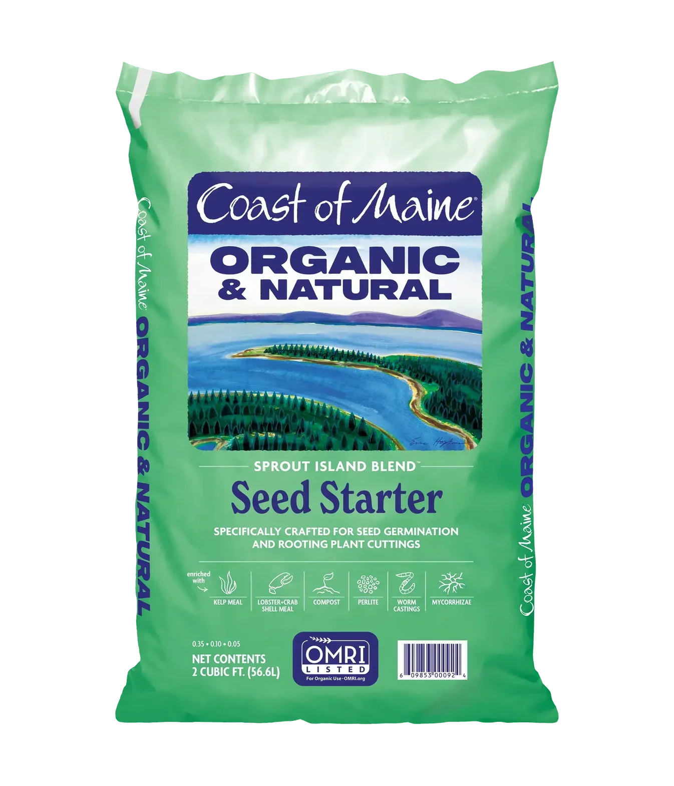 Sprout Island Blend Organic Seed Starter - 16qt | Coast of Maine