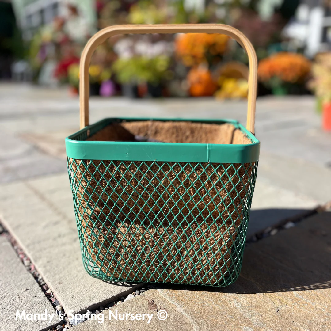 Square Planter w/ Bamboo Handle & Liner - Image 3