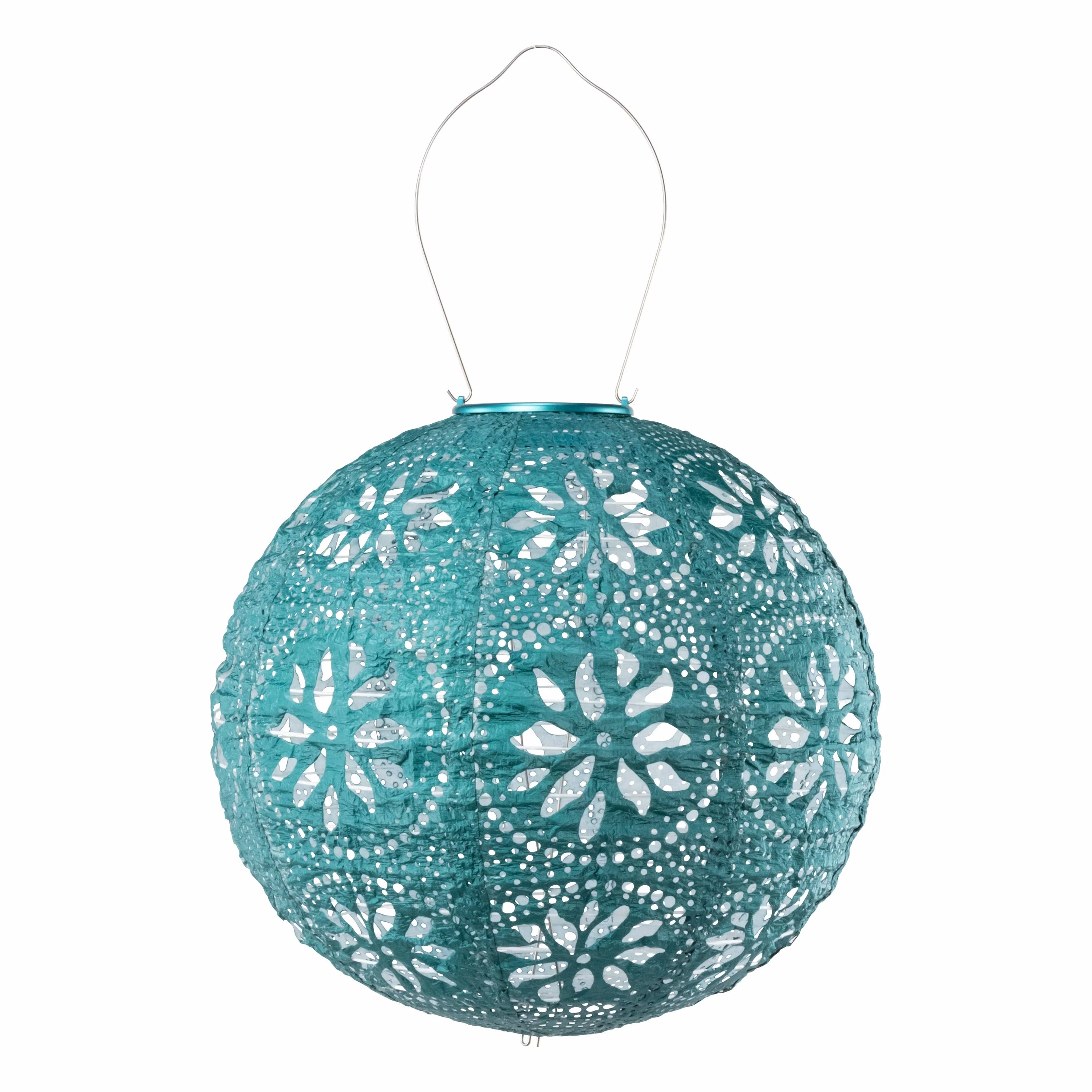 Stella Boho Globe Solar Lantern - Mineral Green - Image 2