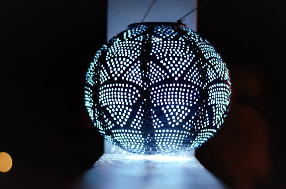 Stella Globe Solar Lantern - Ultramarine - Image 3