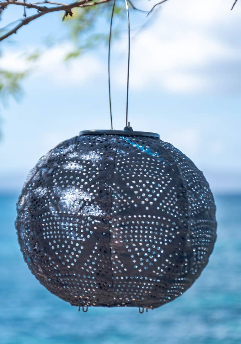 Stella Globe Solar Lantern - Ultramarine - Image 5