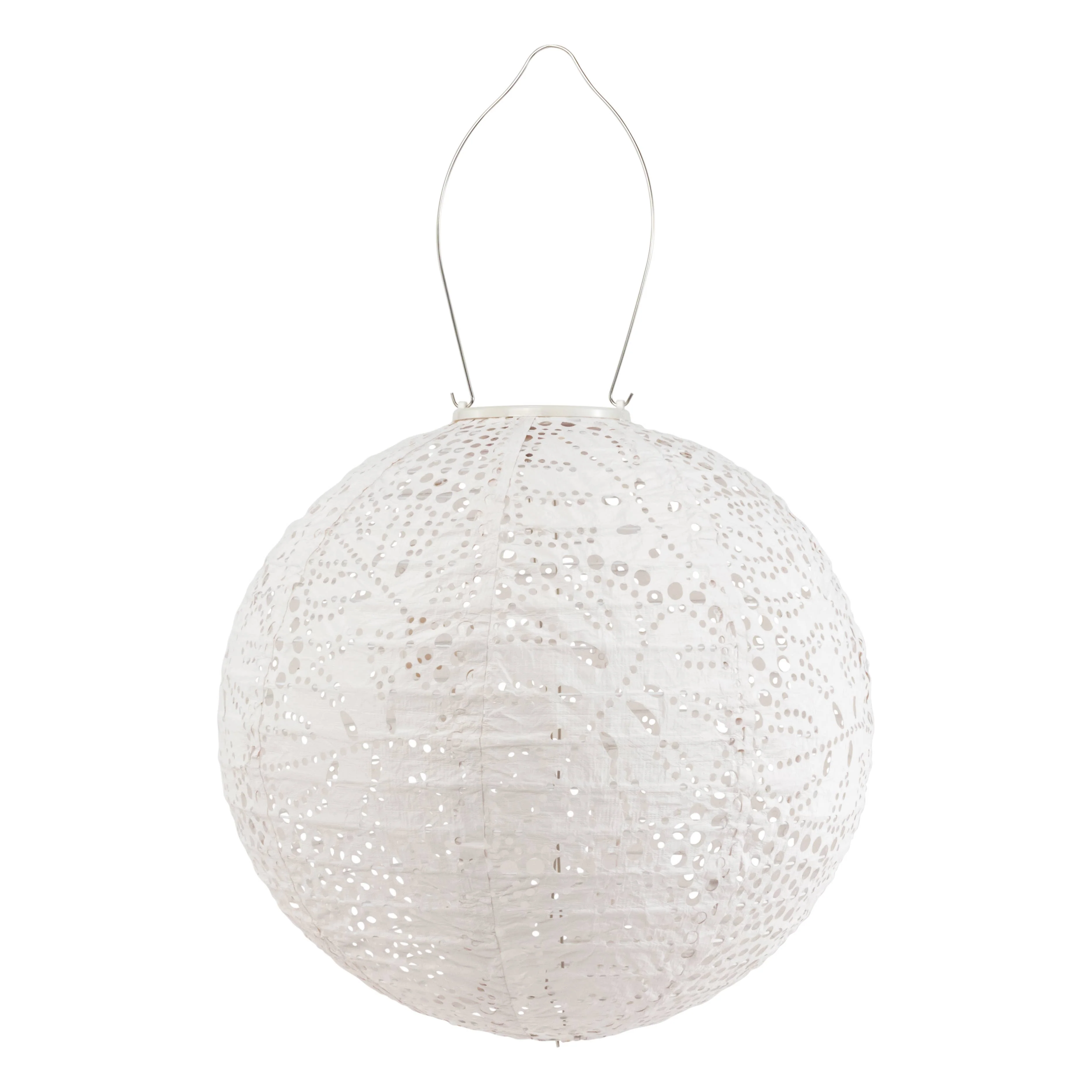 Stella Monstera Solar Lantern - Porcelain - Image 5