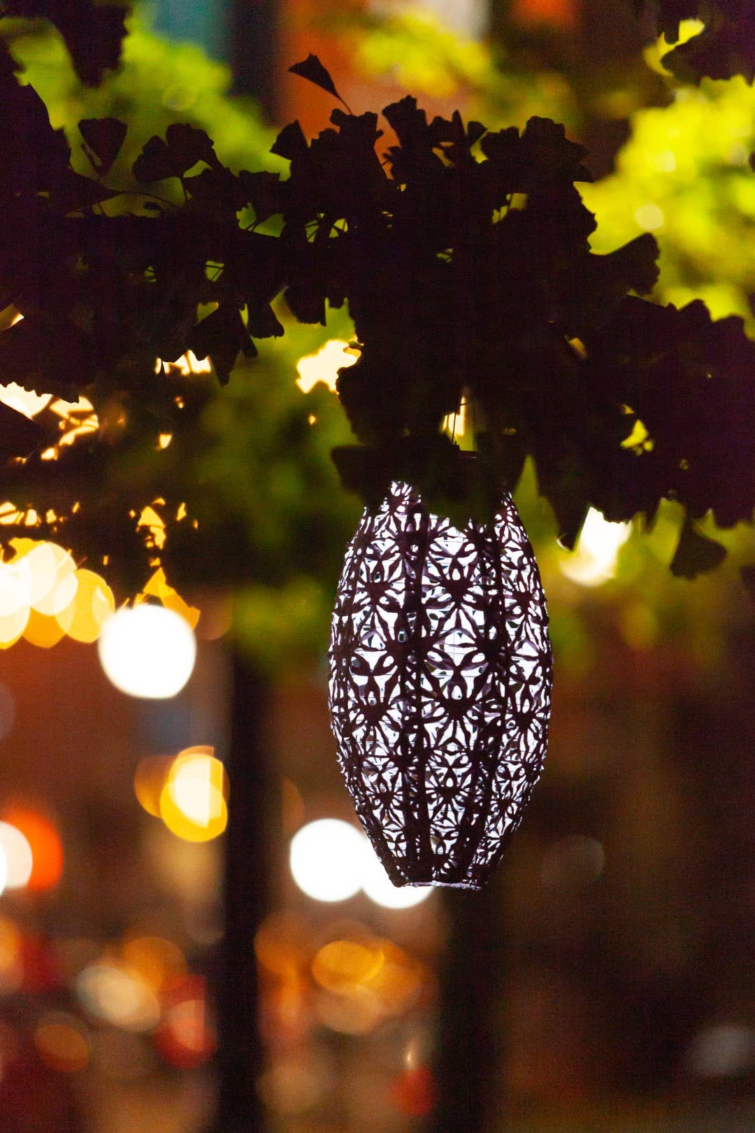 Stella Wildflower Pod Solar Lantern - Blush - Image 4