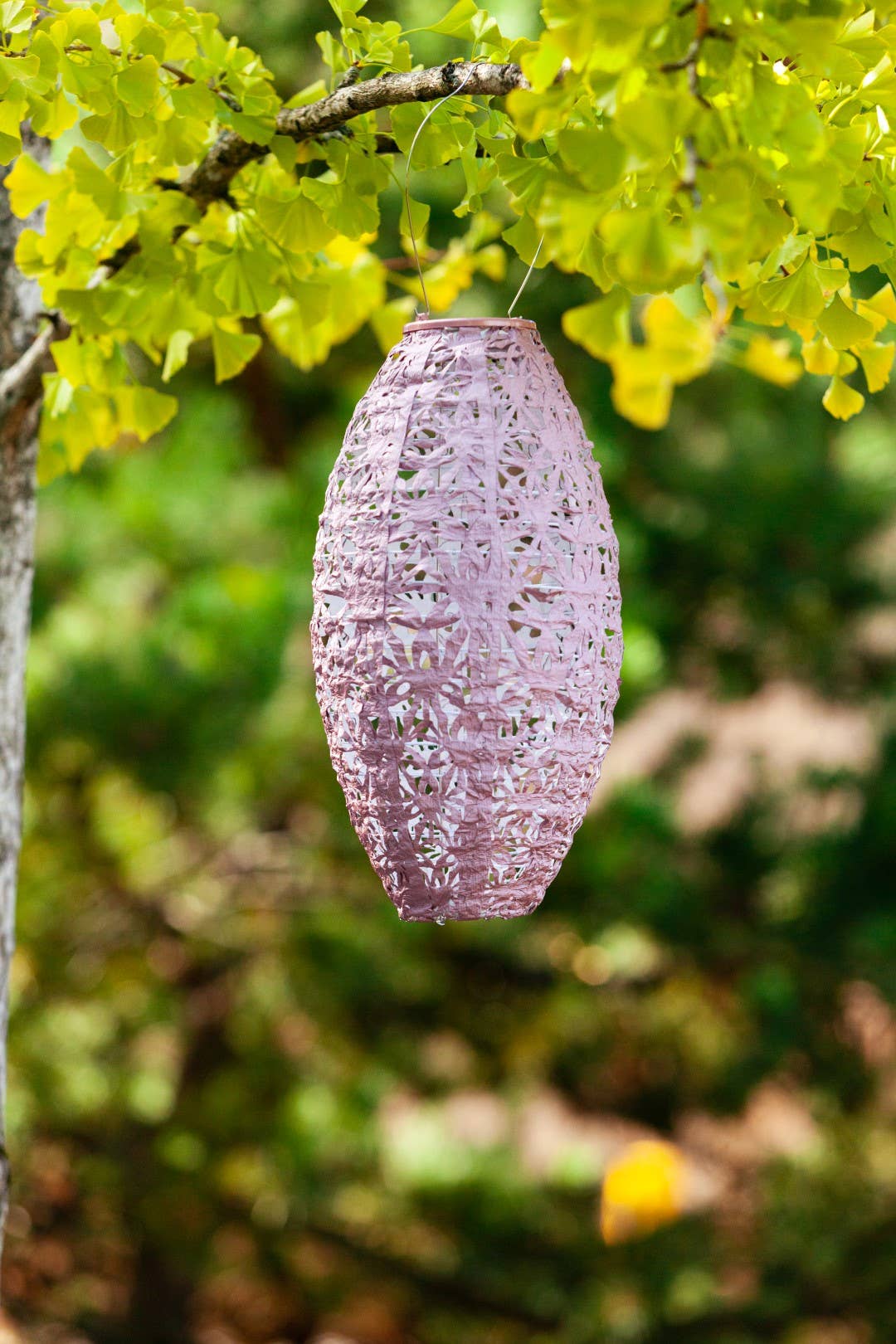 Stella Wildflower Pod Solar Lantern - Blush - Image 8