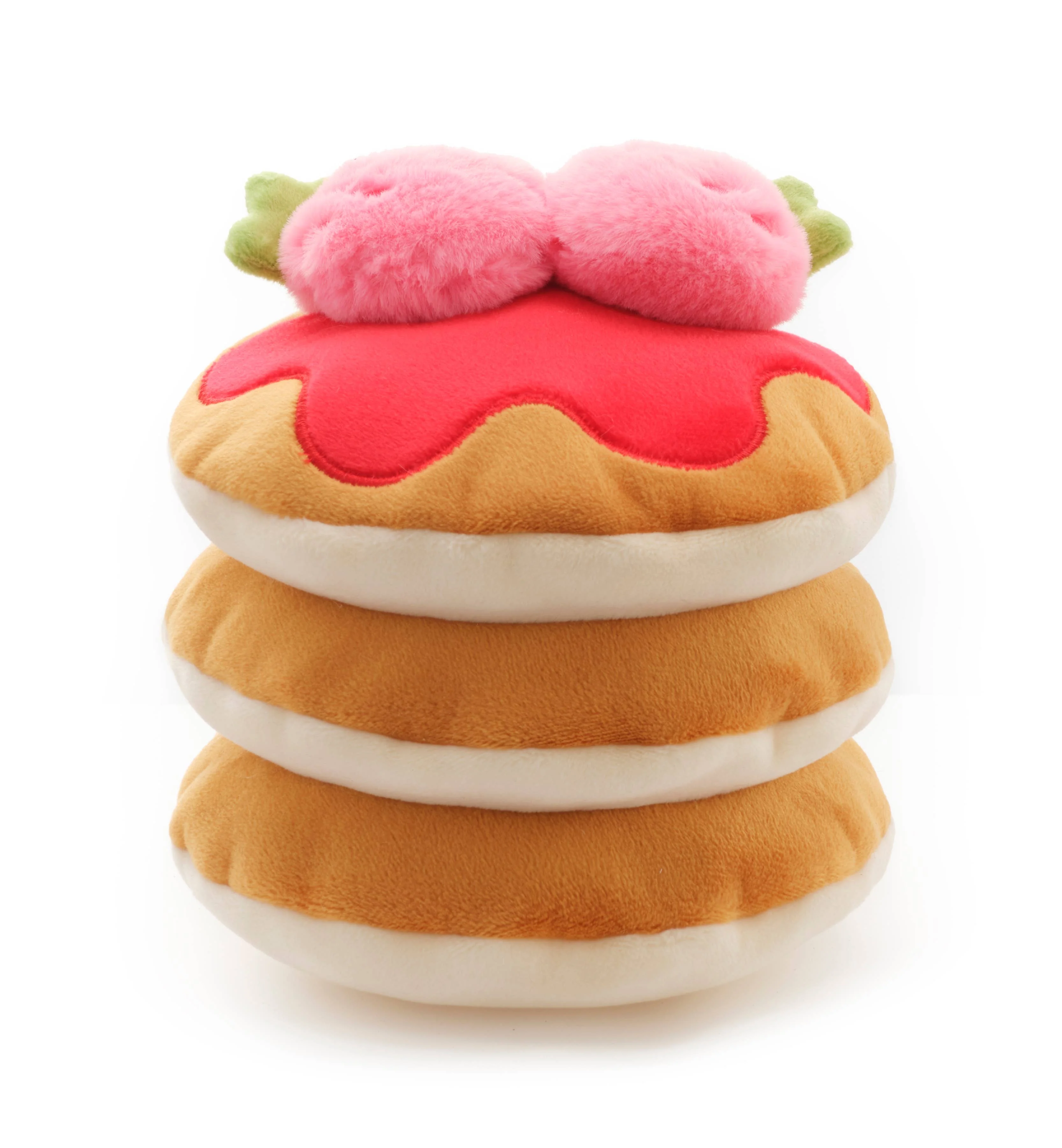 Strawberry Pancake Interactive Snuffle Dog Toy
