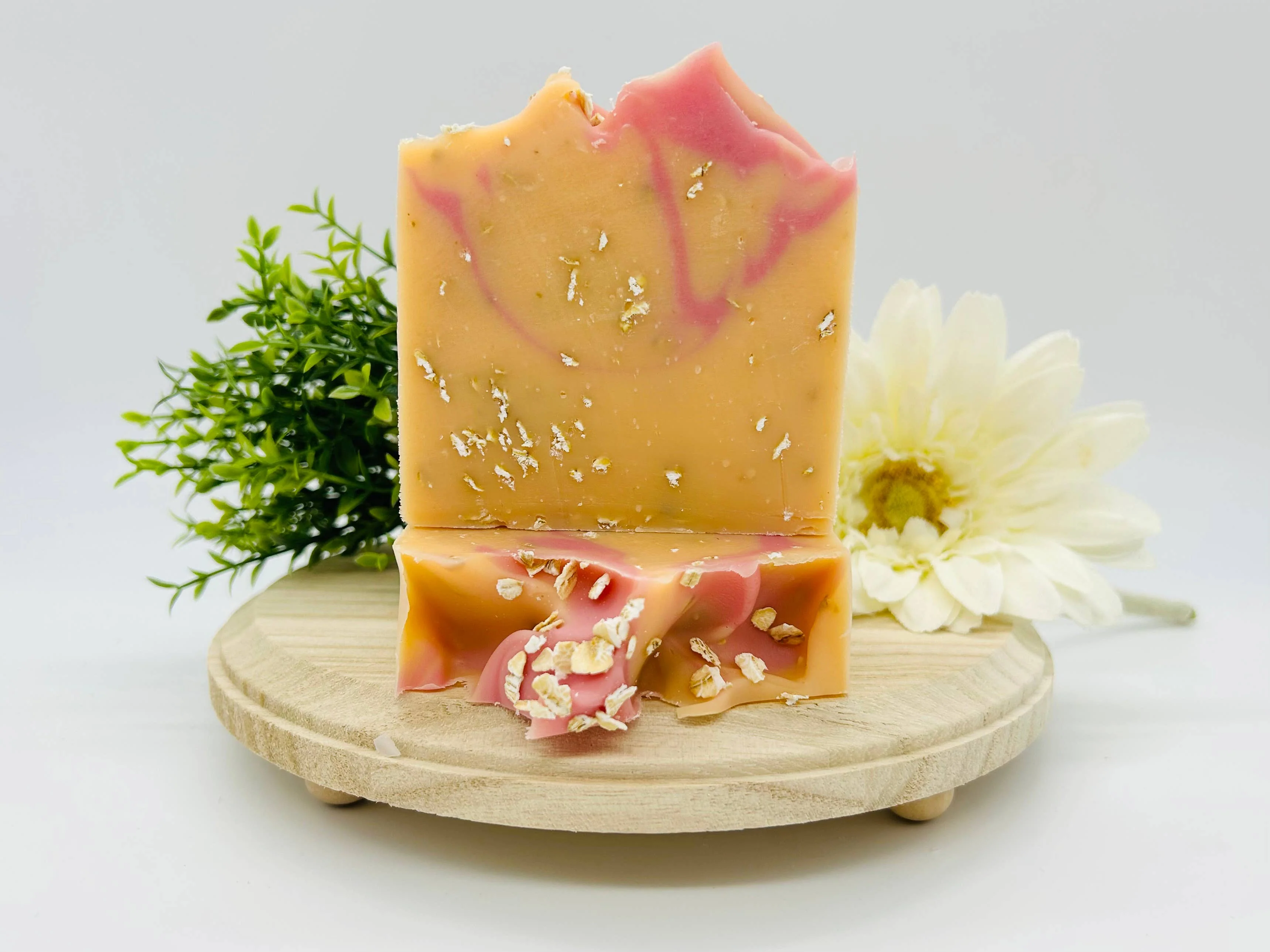 Sweet Orange Oatmeal Handmade Soap Bar - Image 4
