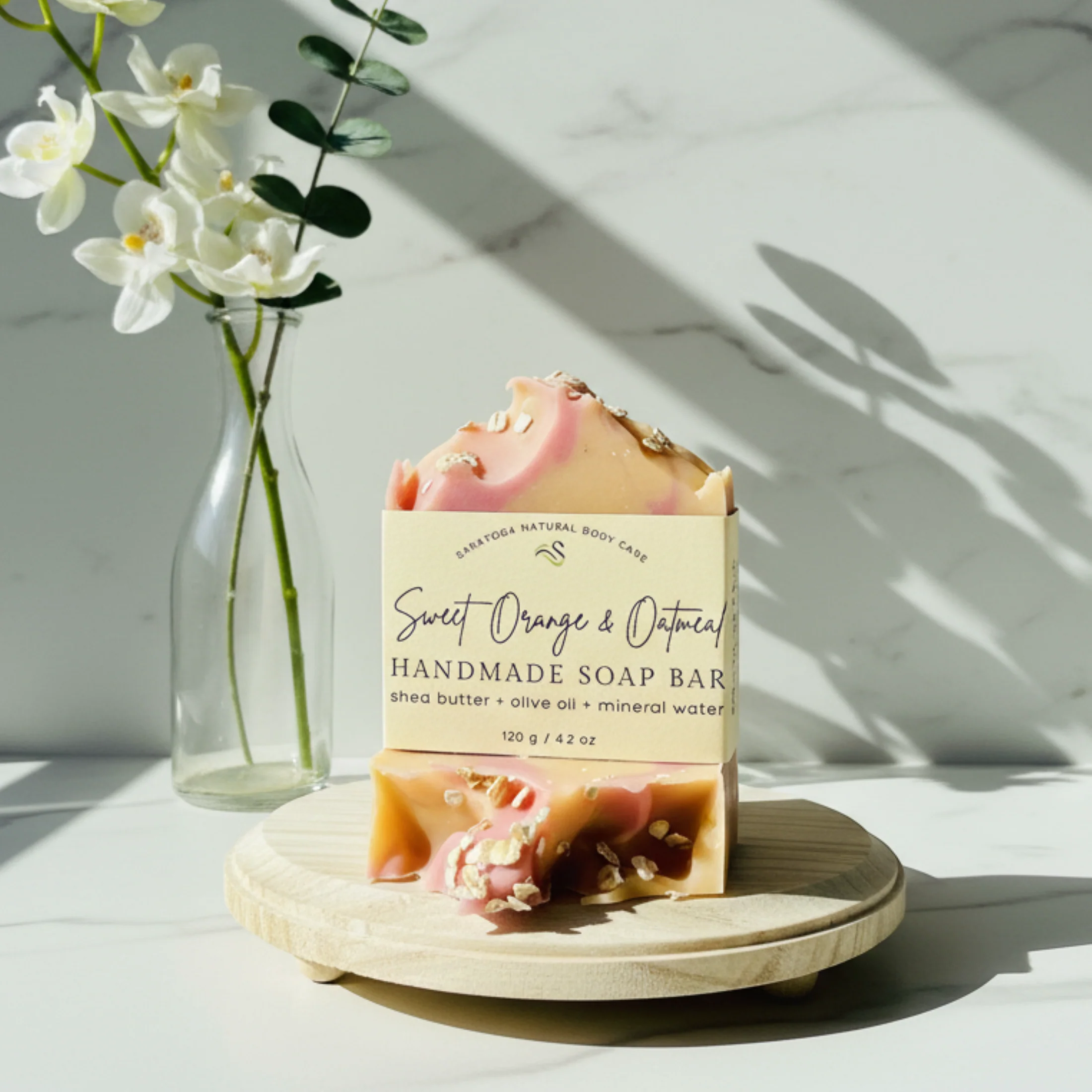 Sweet Orange Oatmeal Handmade Soap Bar - Image 9