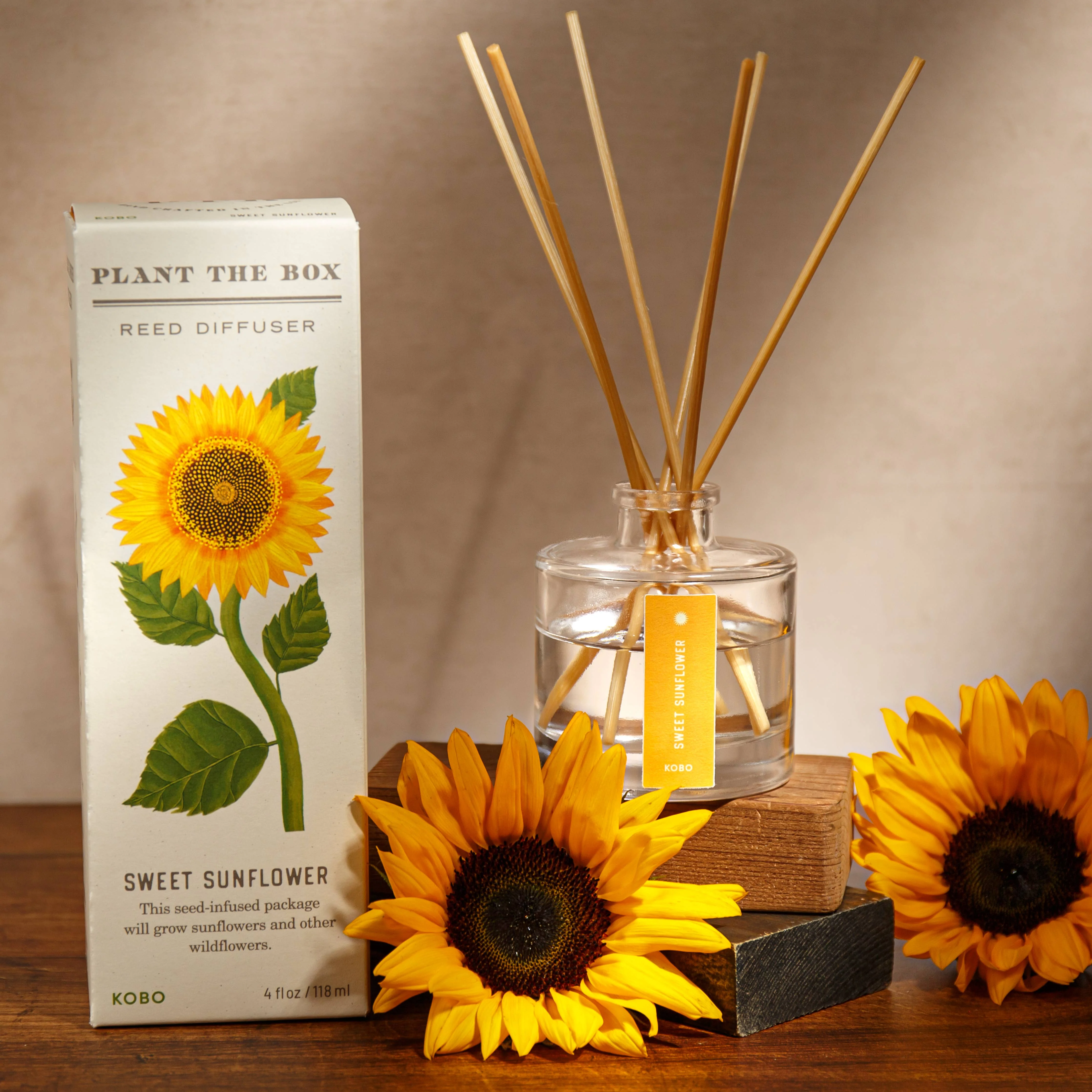Sweet Sunflower - Plant the Box Diffuser - 4oz