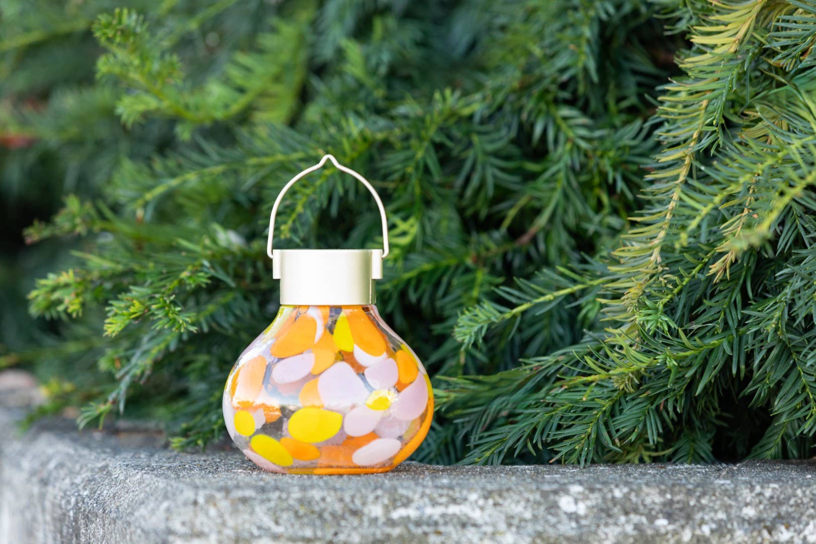 'Mai Tai' Tea Lantern - Glass Outdoor Solar Lantern - Image 10