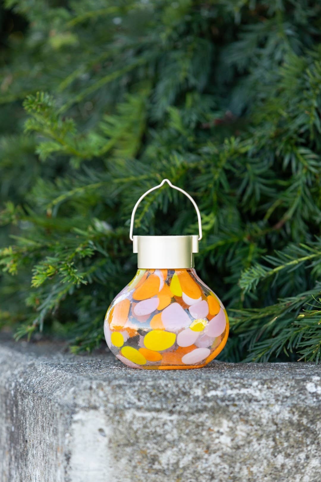 'Mai Tai' Tea Lantern - Glass Outdoor Solar Lantern - Image 12