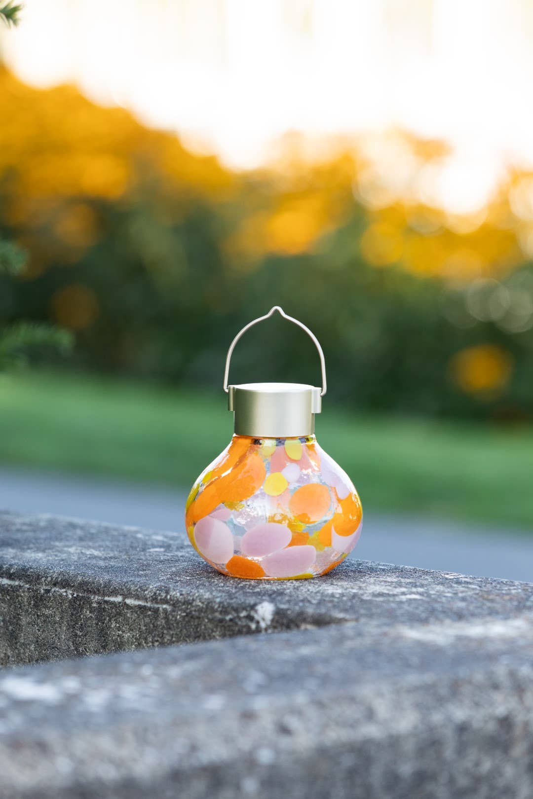 'Mai Tai' Tea Lantern - Glass Outdoor Solar Lantern - Image 14