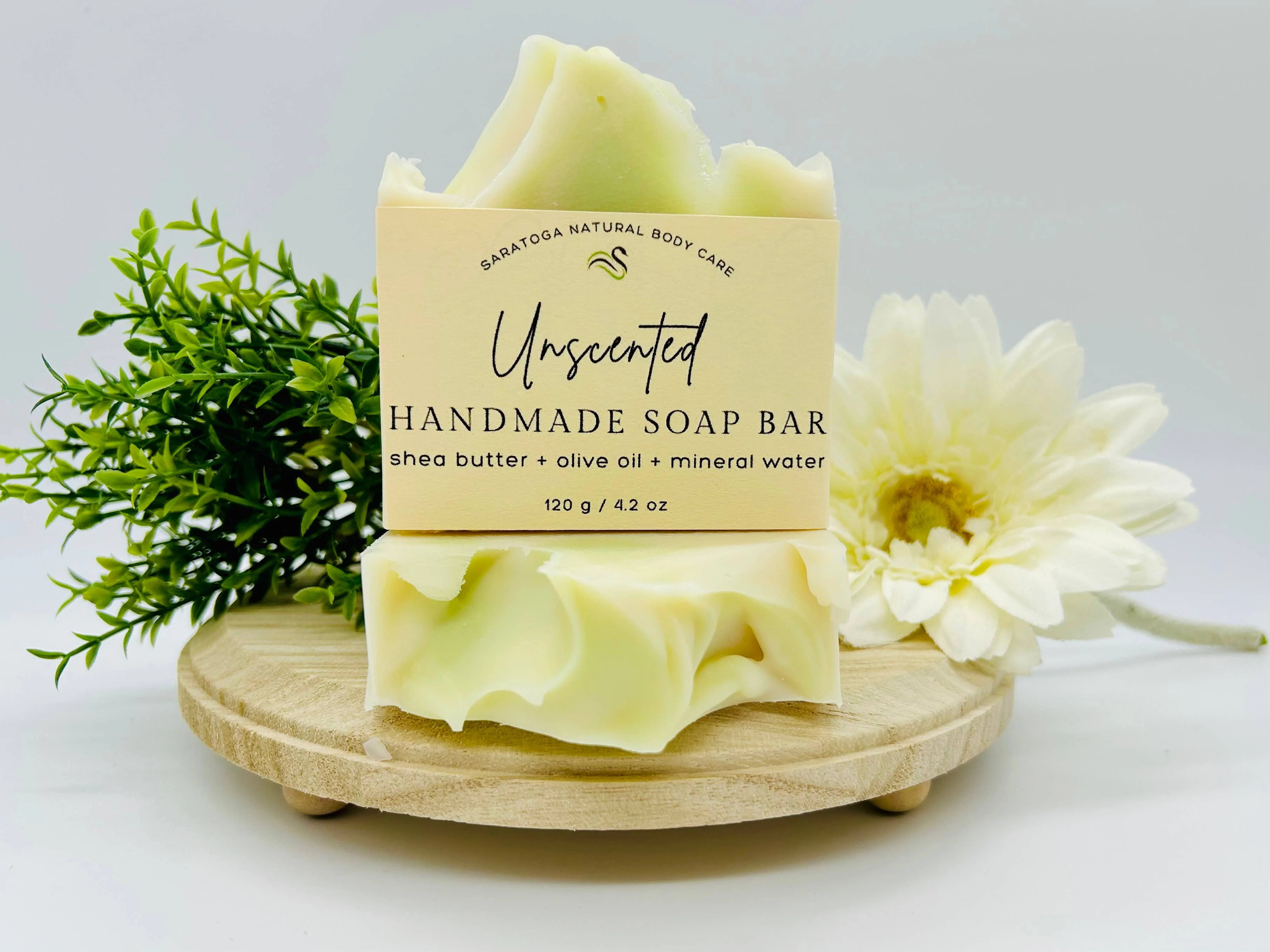 Unscented Handmade Soap Bar - Image 2