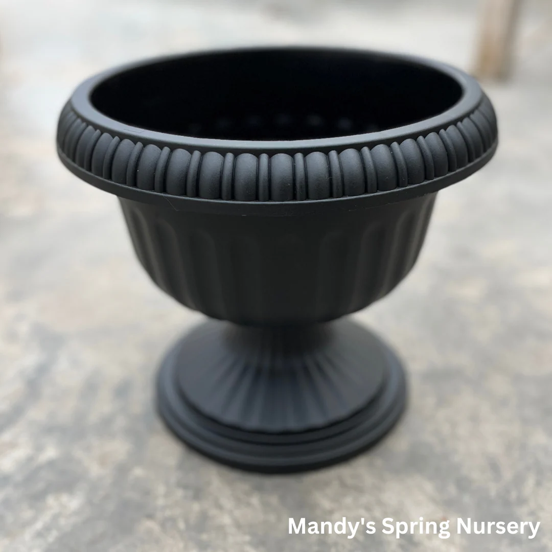 'Grecian' Urn Black Planter - Image 3