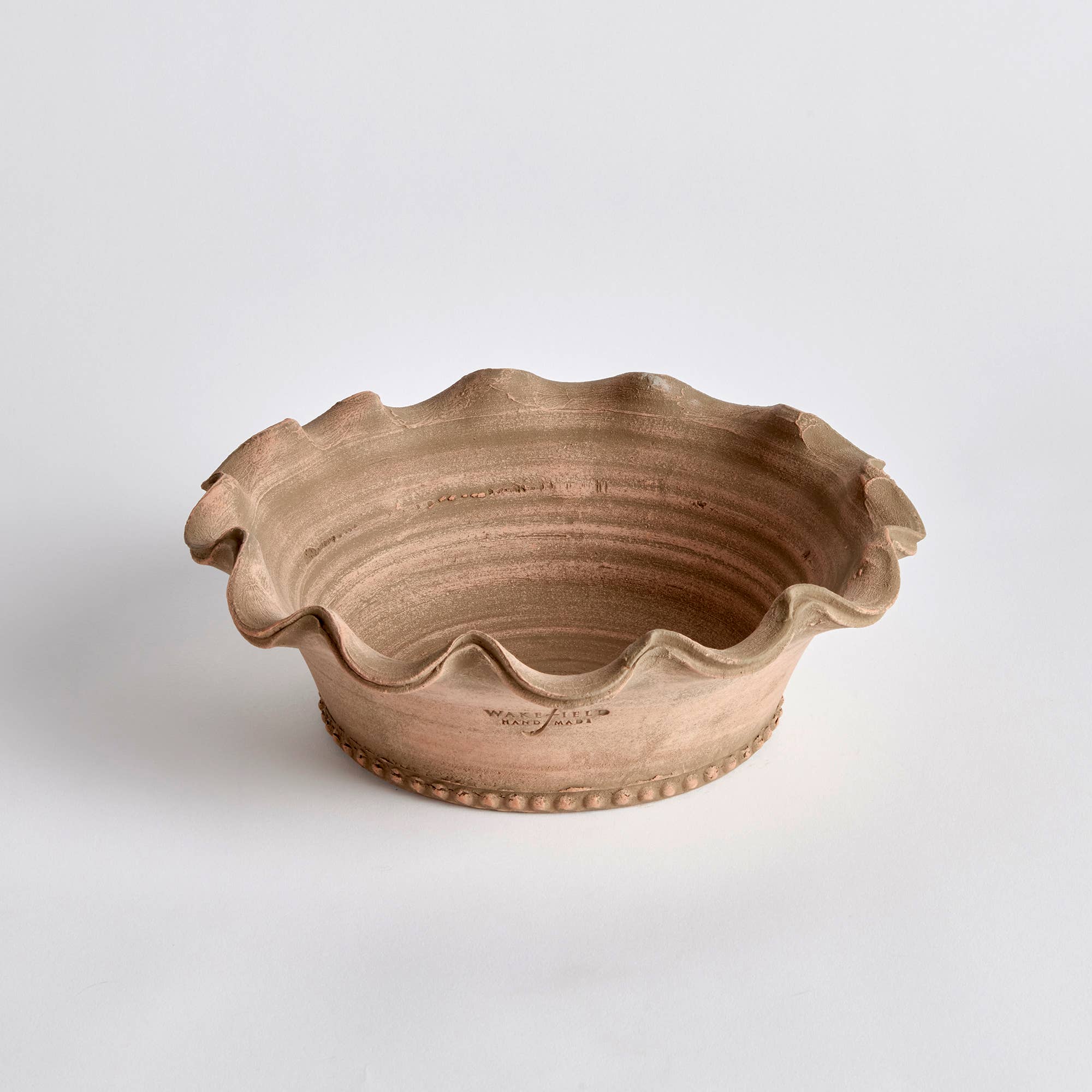 Wakefield Handmade Festonee Forcing Pot #6, Aged Terracotta - Image 2