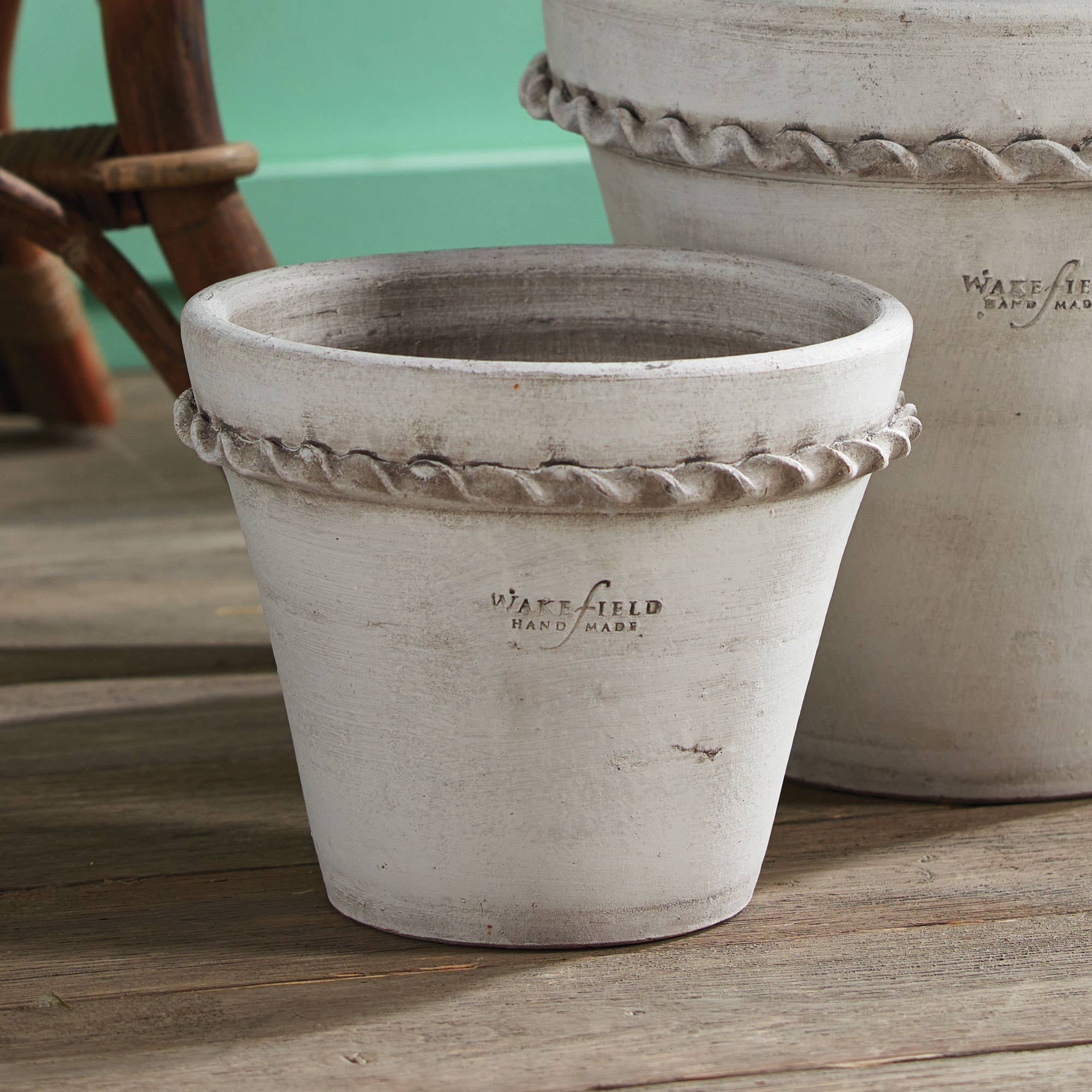 Wakefield Handmade Henley Pot #4 White - Image 2