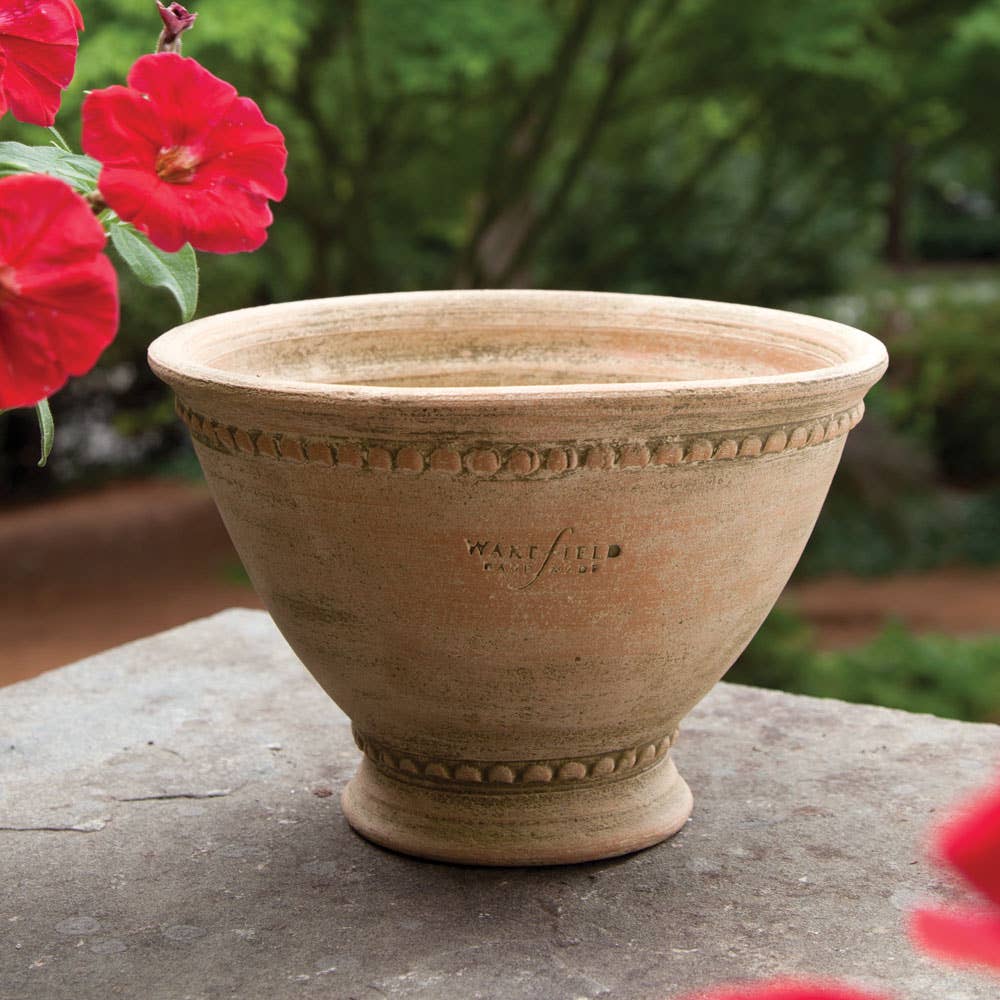 Wakefield Handmade Oldham Rockdale Pedestal Bowl Terracotta - Image 2