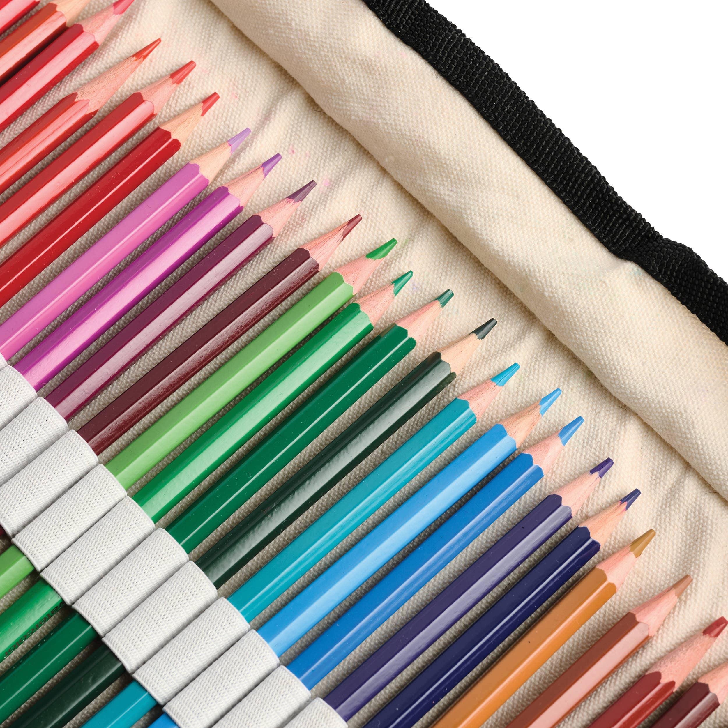 Watercolor Pencils - 36 Colors with Eco-Friendly Canvas Wrap - Image 4