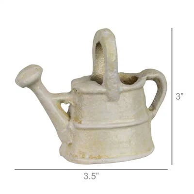 Watering Can, Cast Iron, White - Image 2